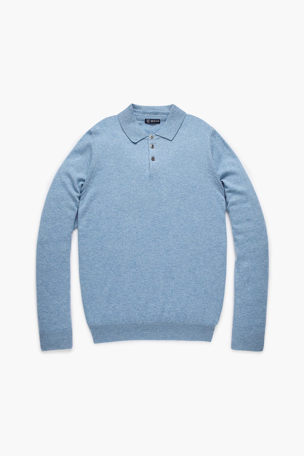 WS 캐시미어 폴로 802 블루 긴소매 니트
