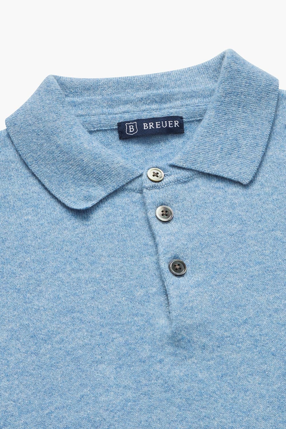 WS 캐시미어 폴로 802 블루 긴소매 니트