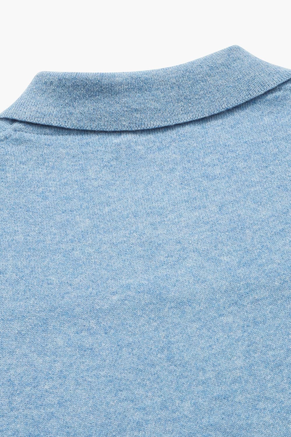 WS 캐시미어 폴로 802 블루 긴소매 니트