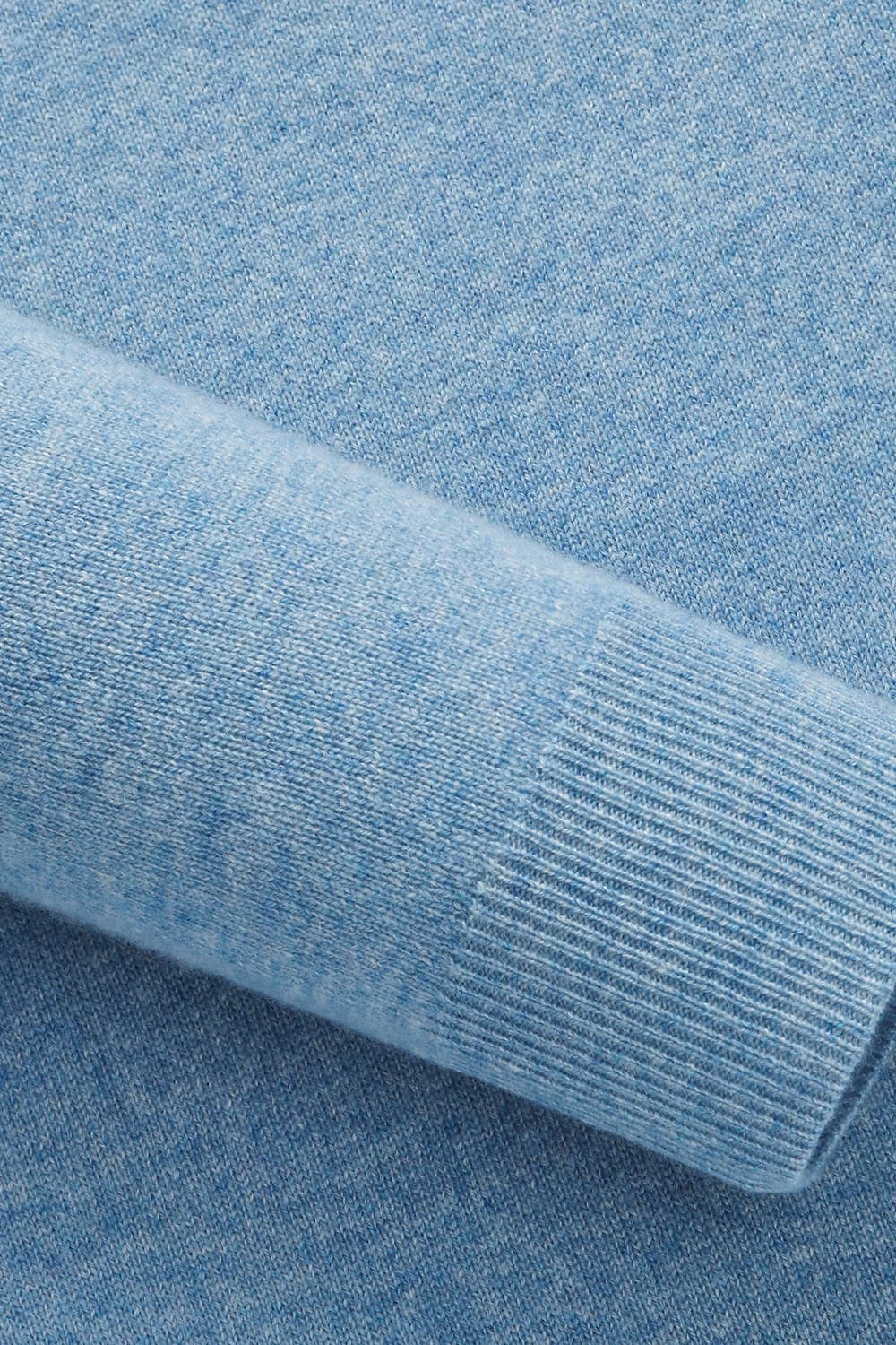 WS 캐시미어 폴로 802 블루 긴소매 니트