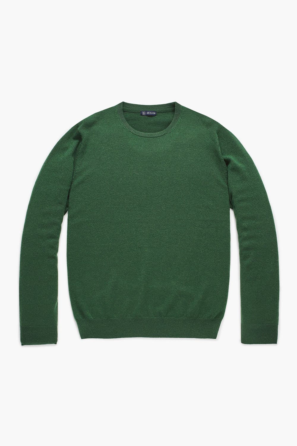 WS 캐시미어 크루넥 801 그린 긴소매 니트