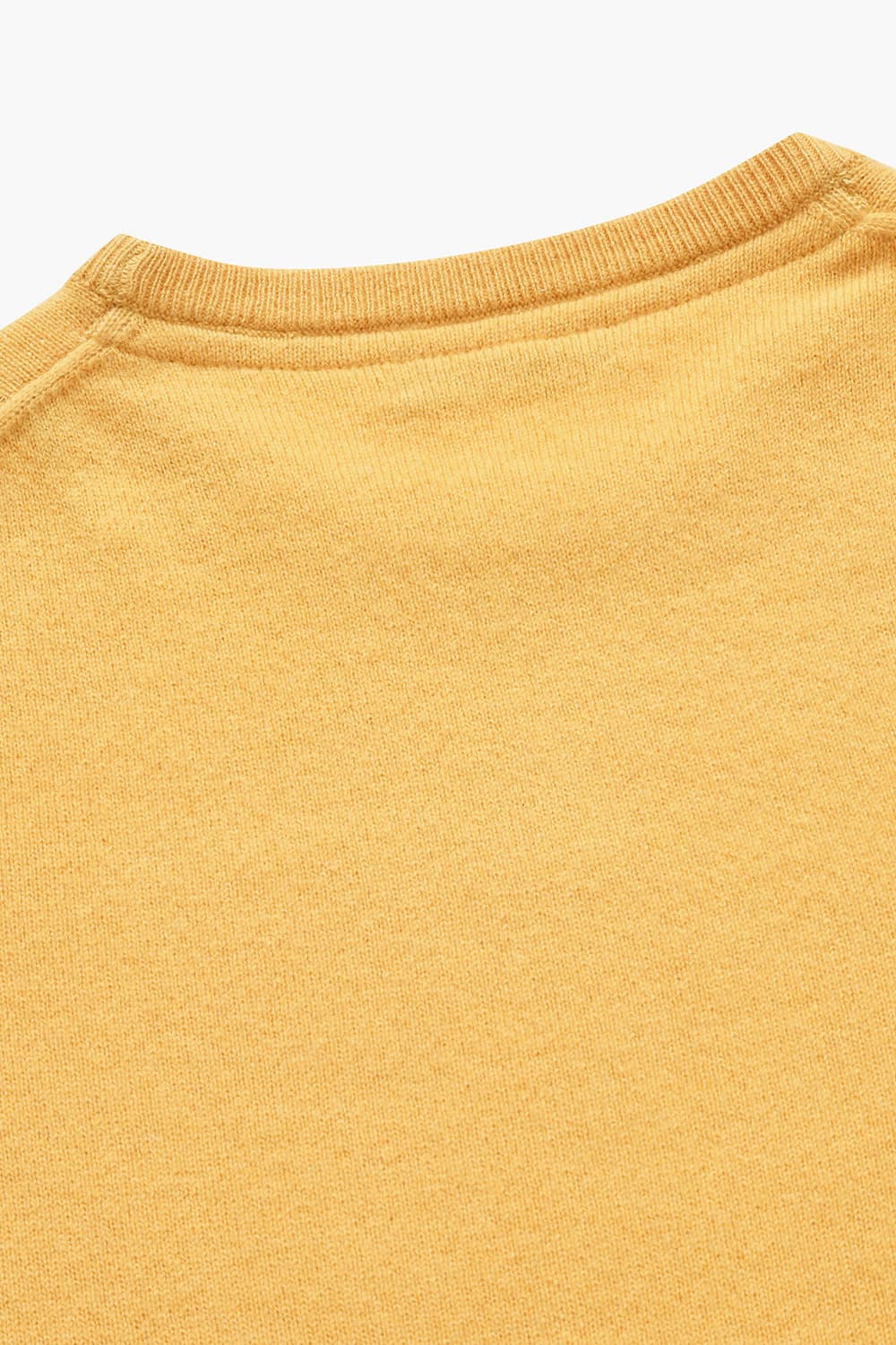 WS 캐시미어 크루넥 801 옐로우 긴소매 니트