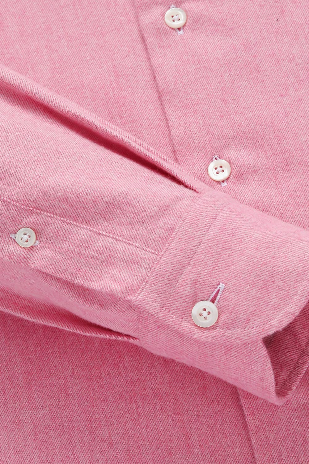 코튼 트윌 플란넬 304 핑크 셔츠