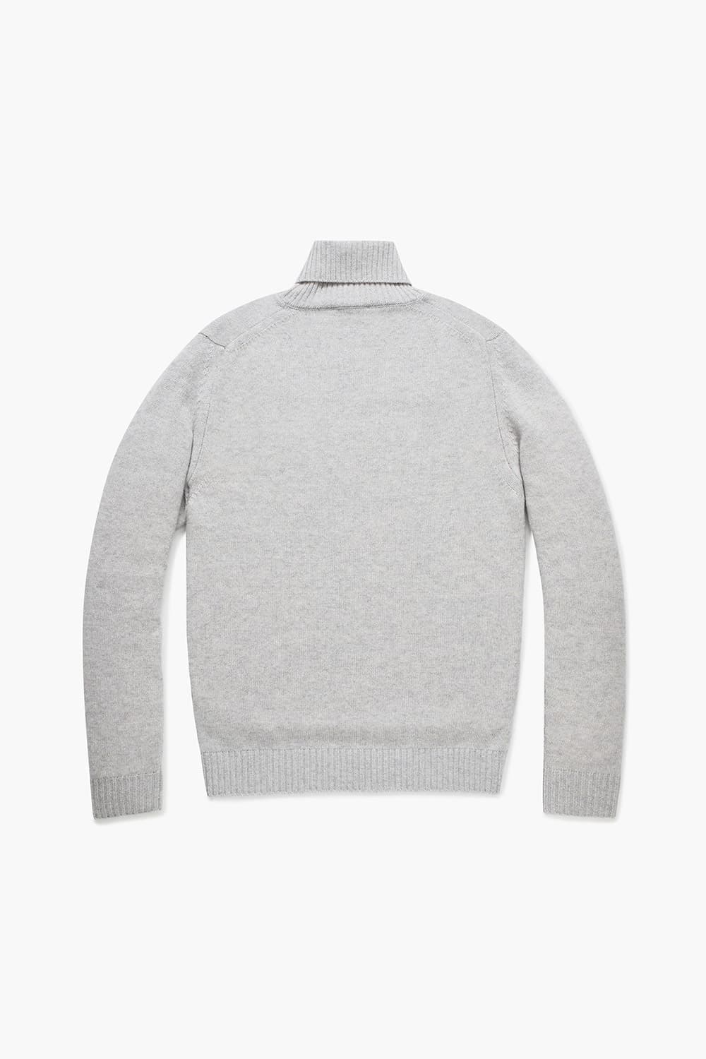 ROULE 울 터틀넥 103 라이트그레이 긴소매 니트