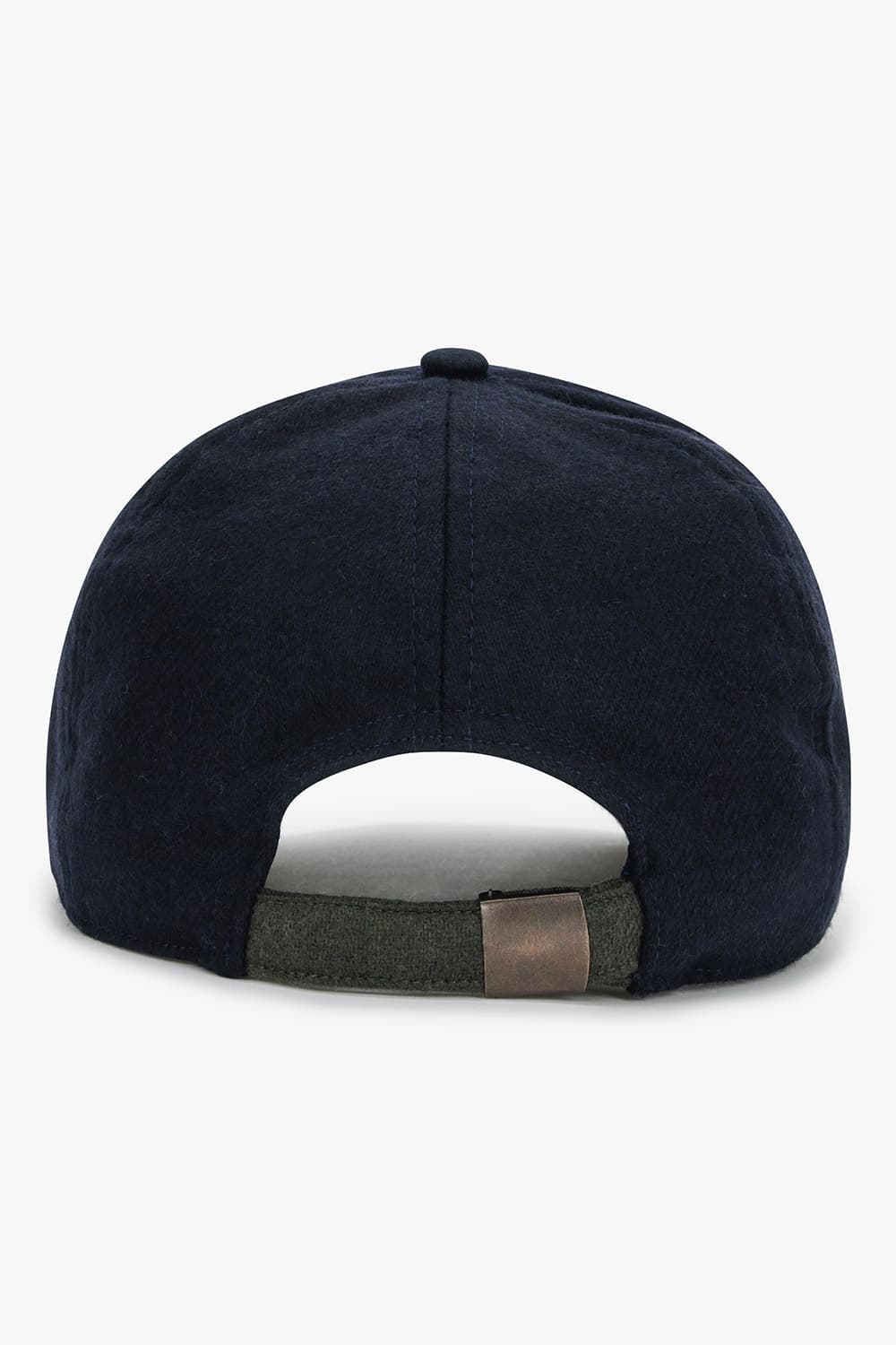 울 혼방 H 빅 로고 101 다크네이비 볼캡