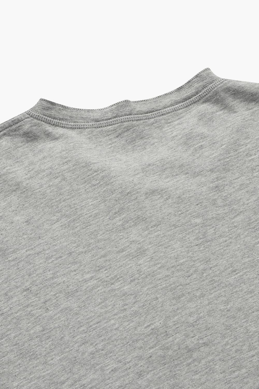 코튼 헨리넥 101 라이트그레이 긴소매 티셔츠