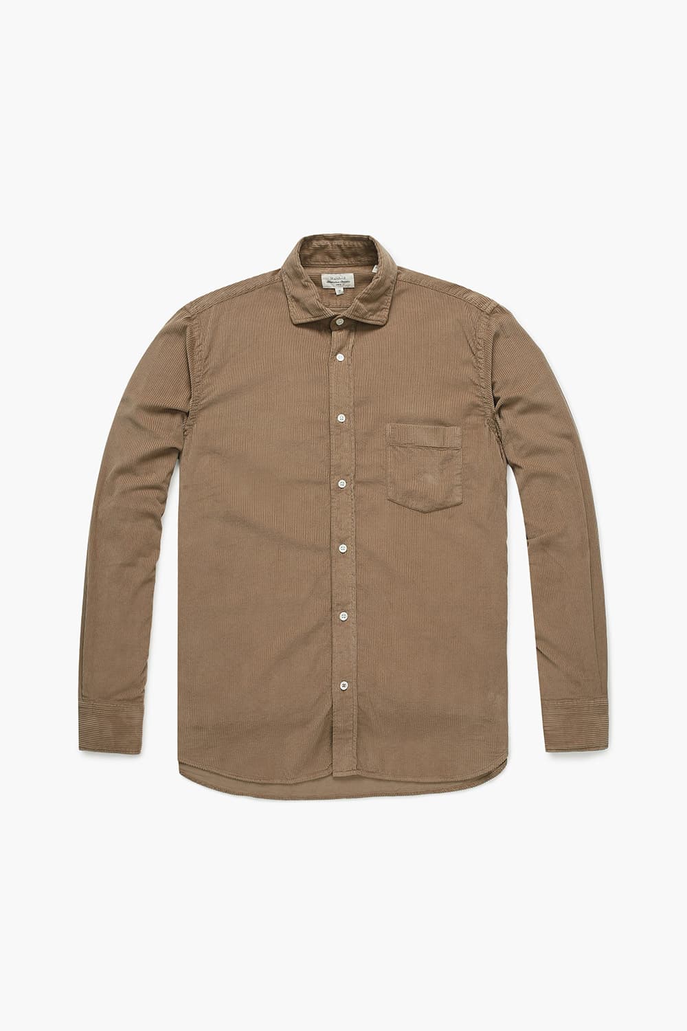 PAUL PAT 코튼 포켓 106 브라운 셔츠