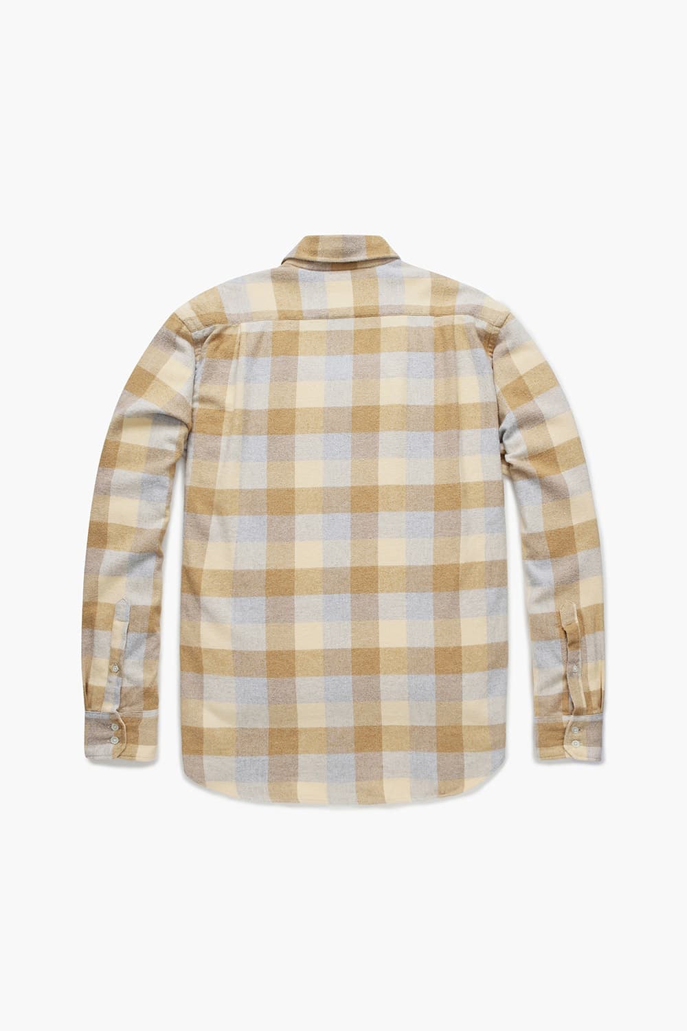 PAUL 코튼 플란넬 체크 포켓 104 브라운 셔츠