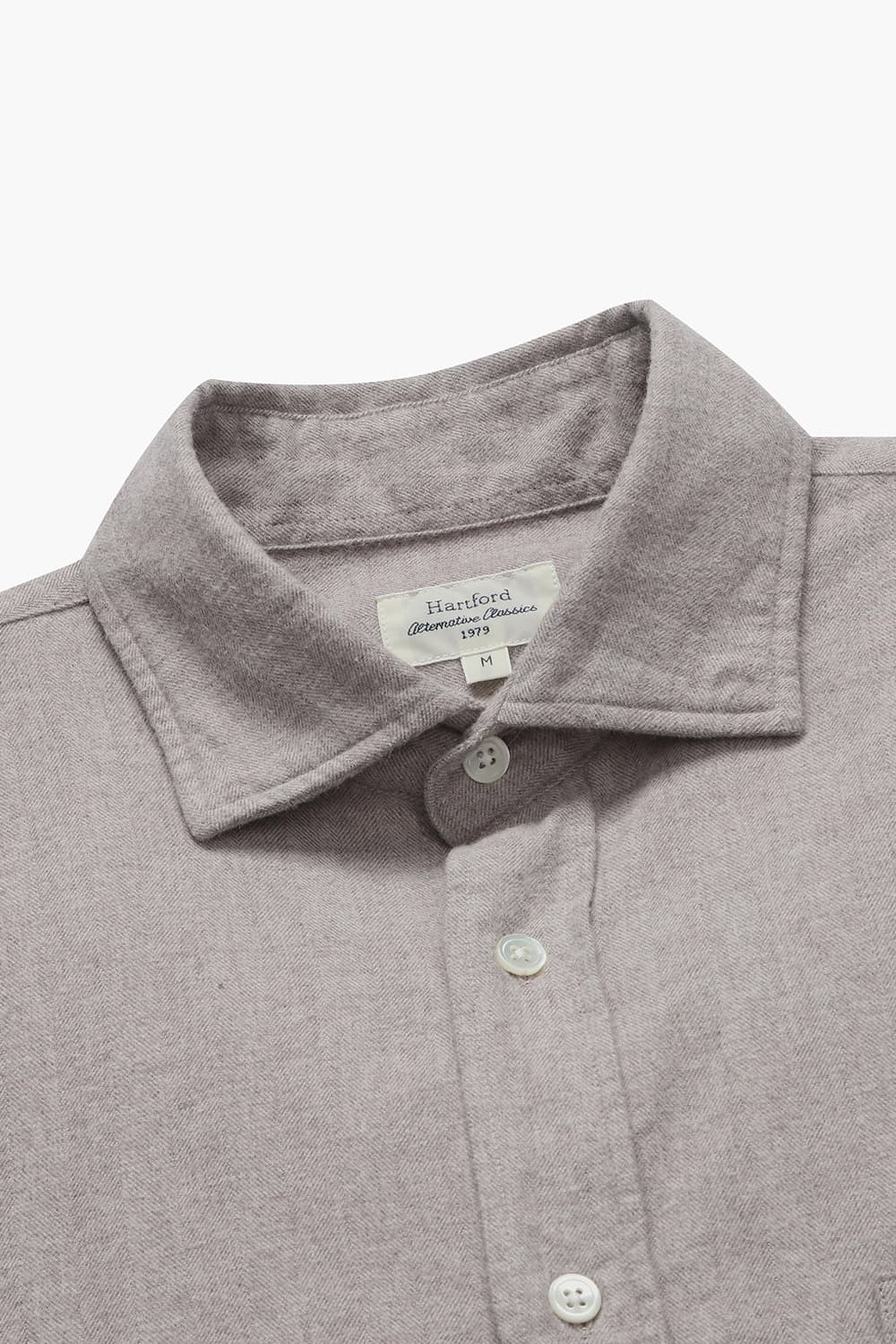 PAUL 코튼 포켓 103 라이트브라운 셔츠