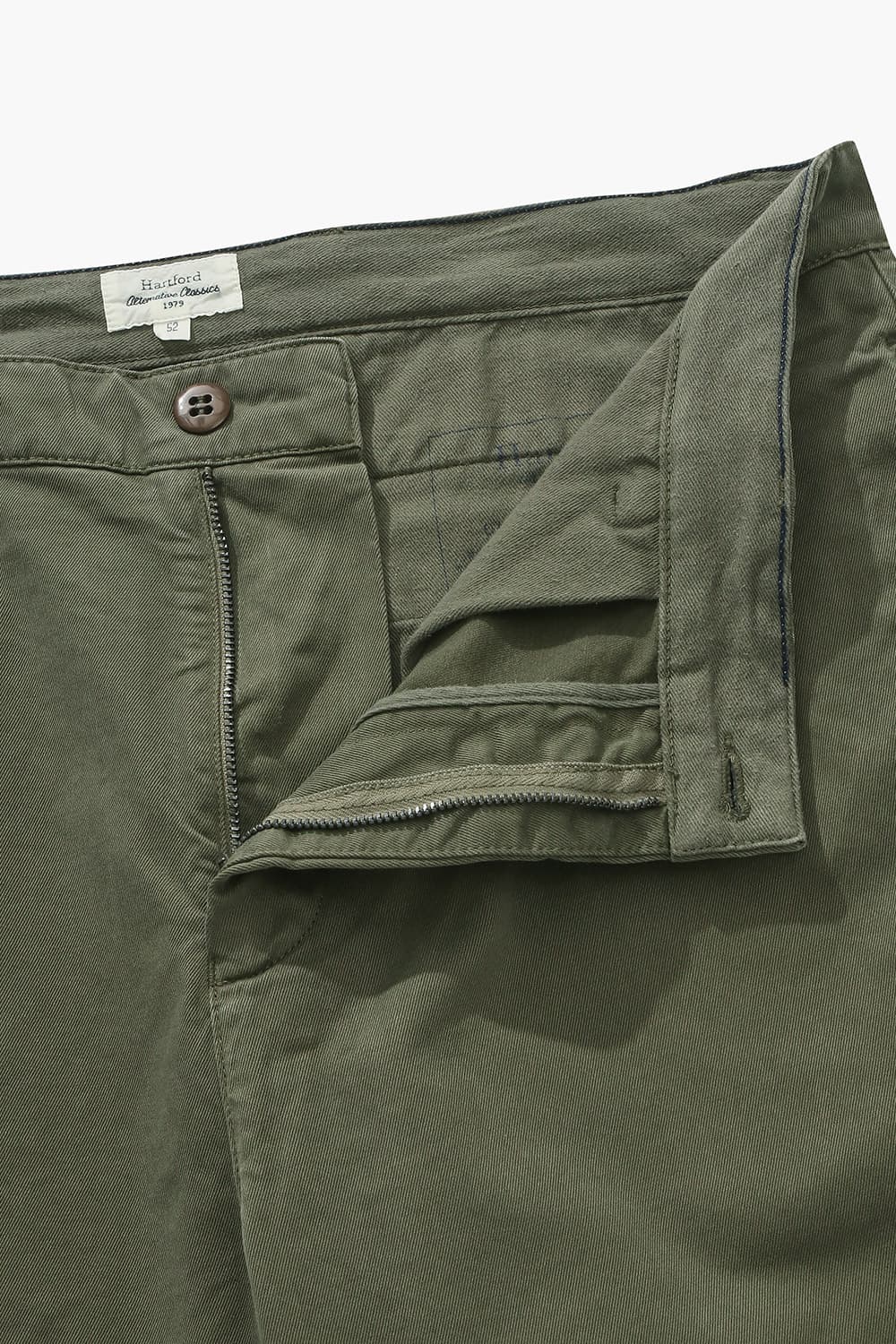 TEX 코튼 테이퍼드 106 카키 캐주얼 팬츠