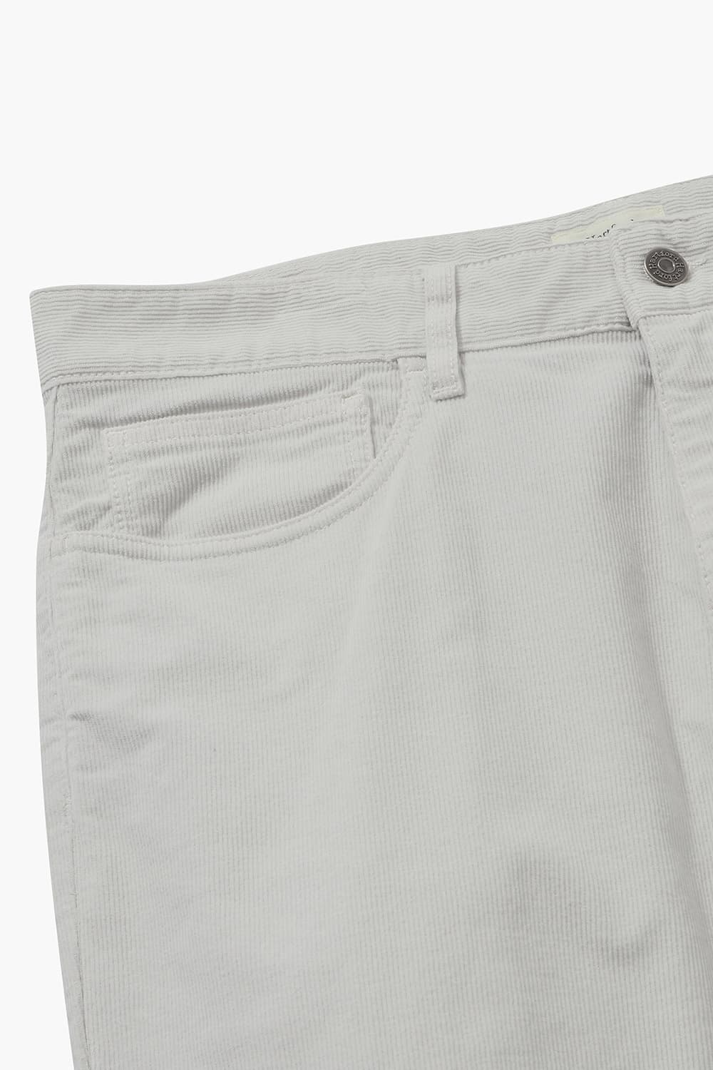 TIM 코튼 세미와이드 103 화이트 캐주얼 팬츠