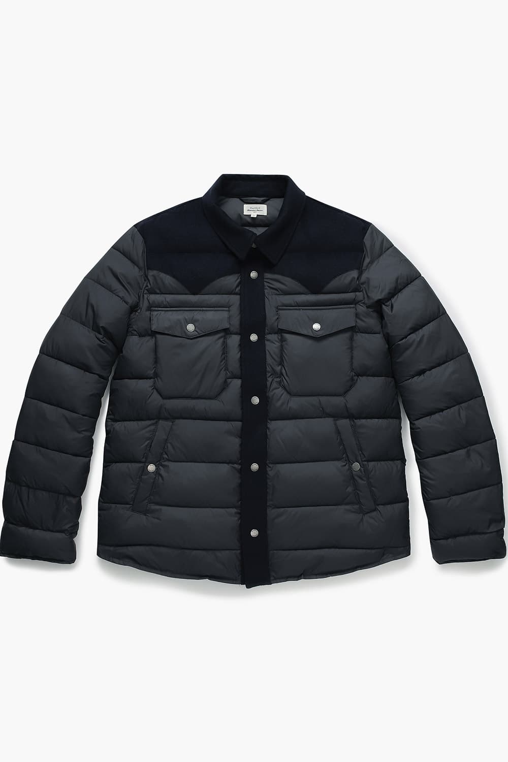 덕다운 투 포켓 102 다크네이비 패딩 점퍼