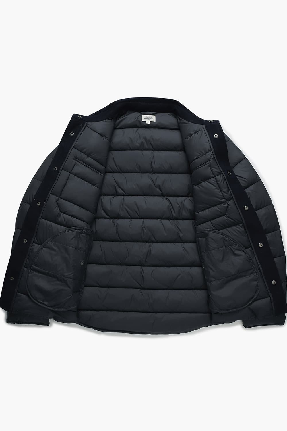 덕다운 투 포켓 102 다크네이비 패딩 점퍼