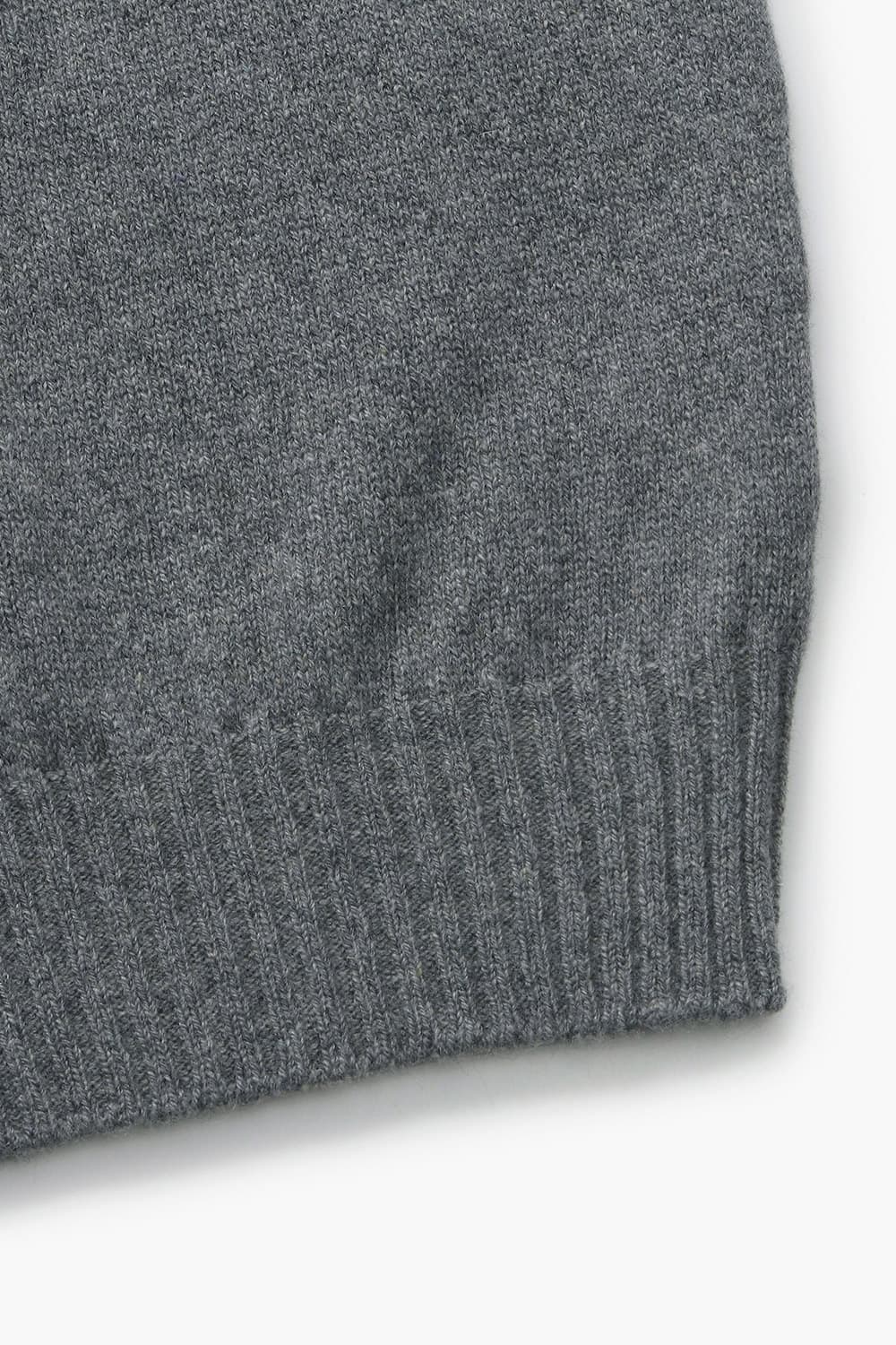 CAPUCHE 울 후드 401 다크그레이 긴소매 니트