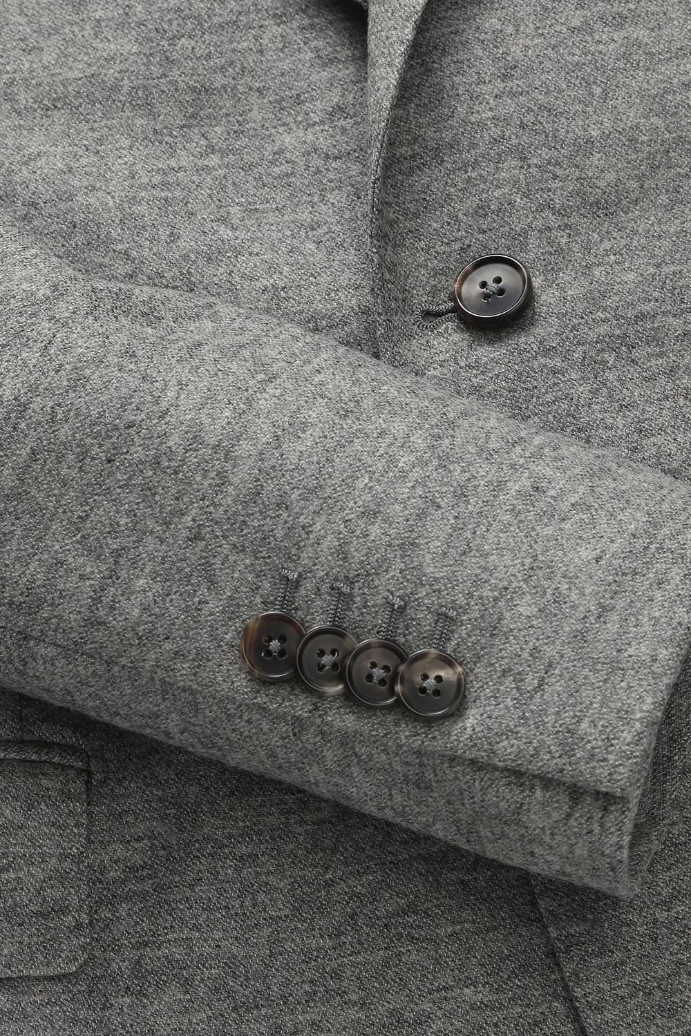 SALENTO 울 203 그레이 테일러드 자켓