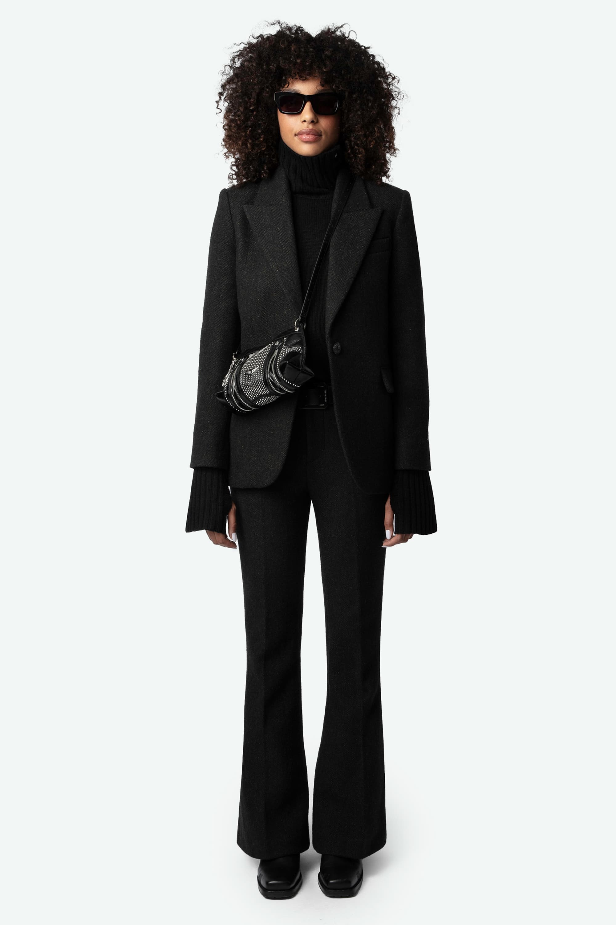 Prevy Chevron Wool Pants