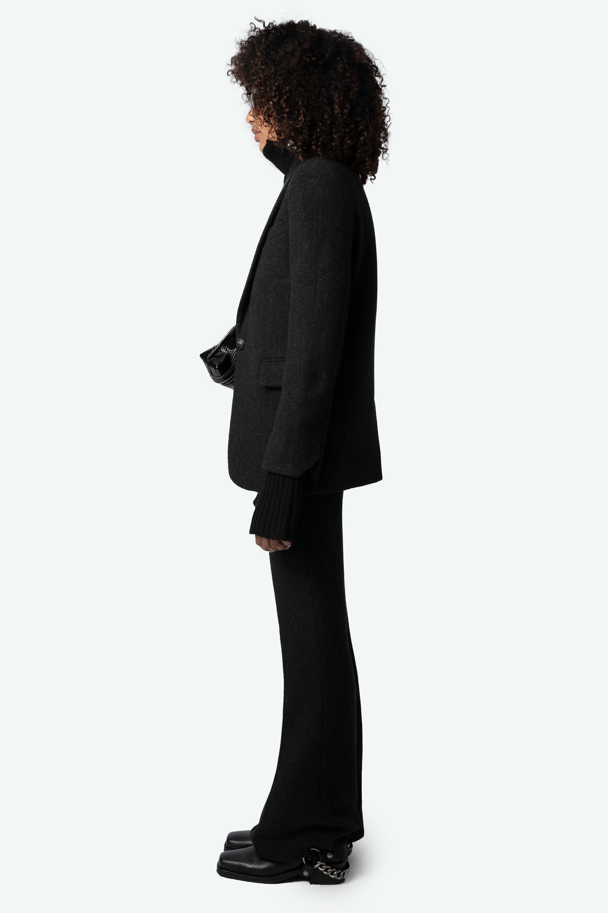 Prevy Chevron Wool Pants