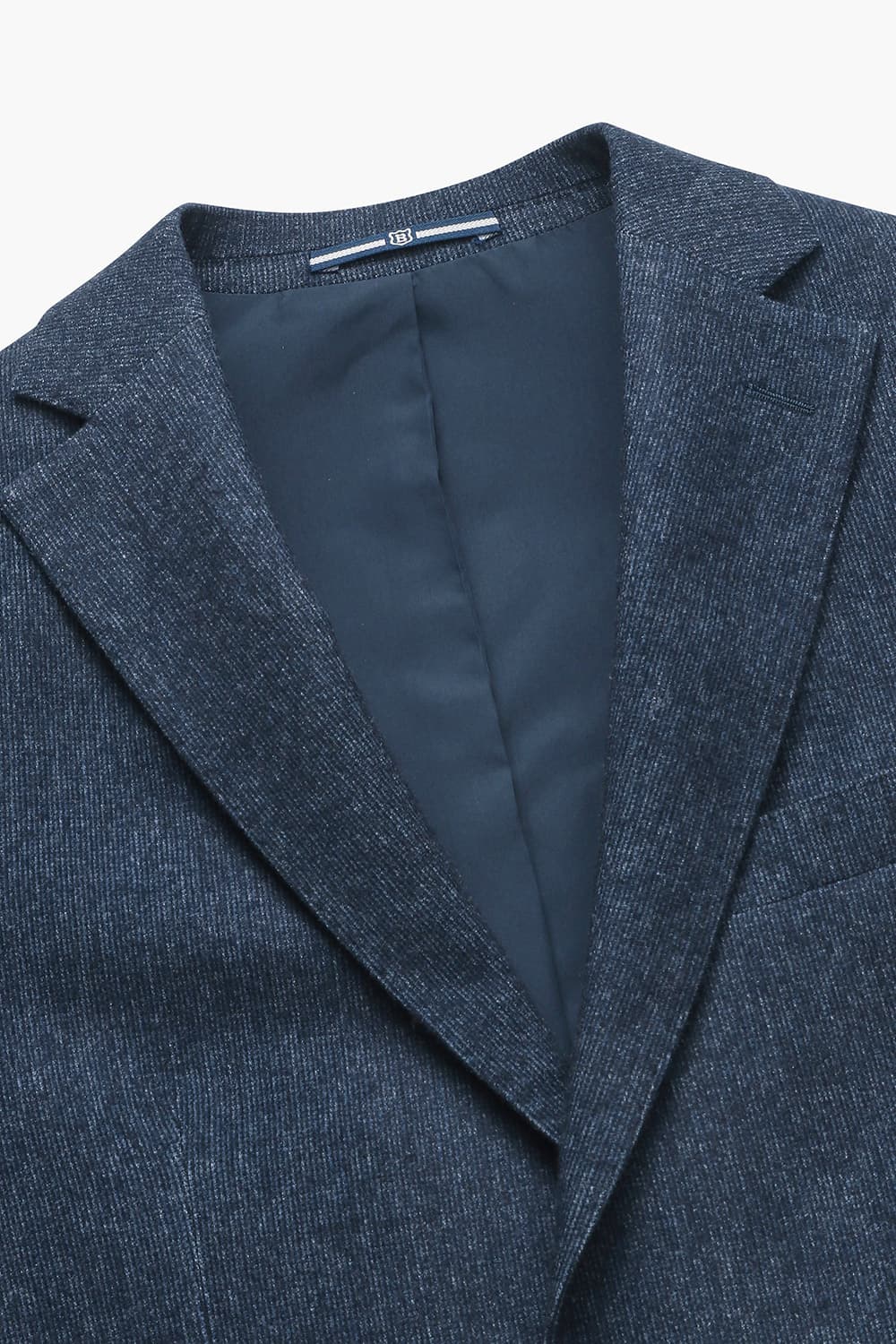 SALENTO 울 202 다크네이비 테일러드 자켓