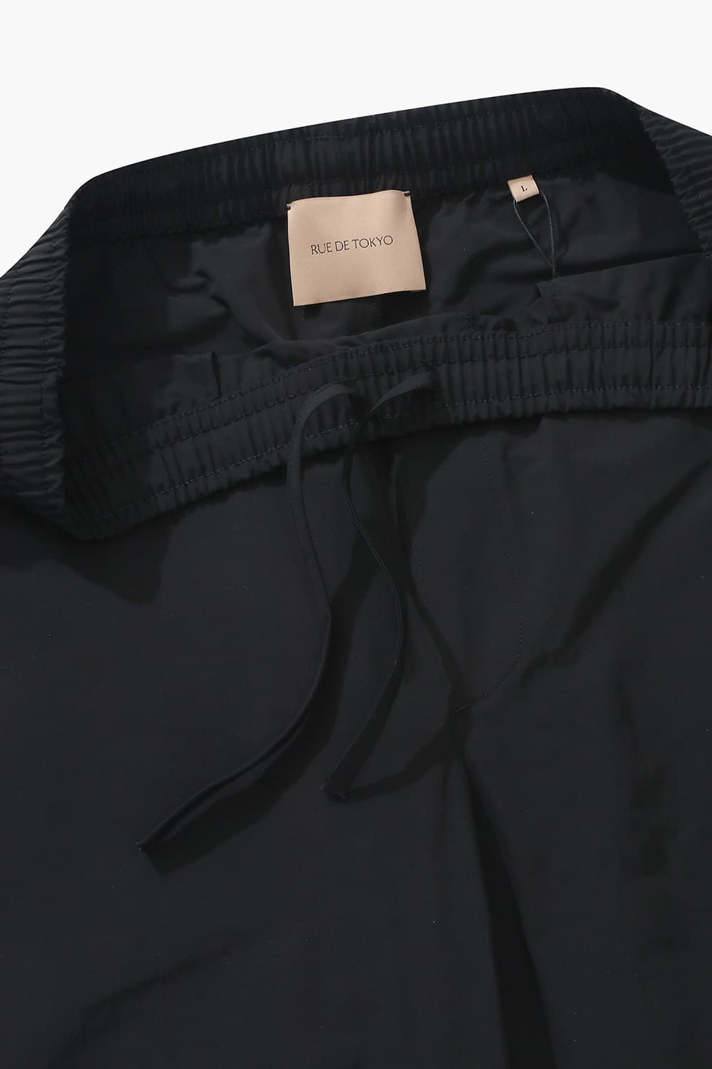 PILOT 면 혼방 밴딩 벌룬 103 블랙 팬츠