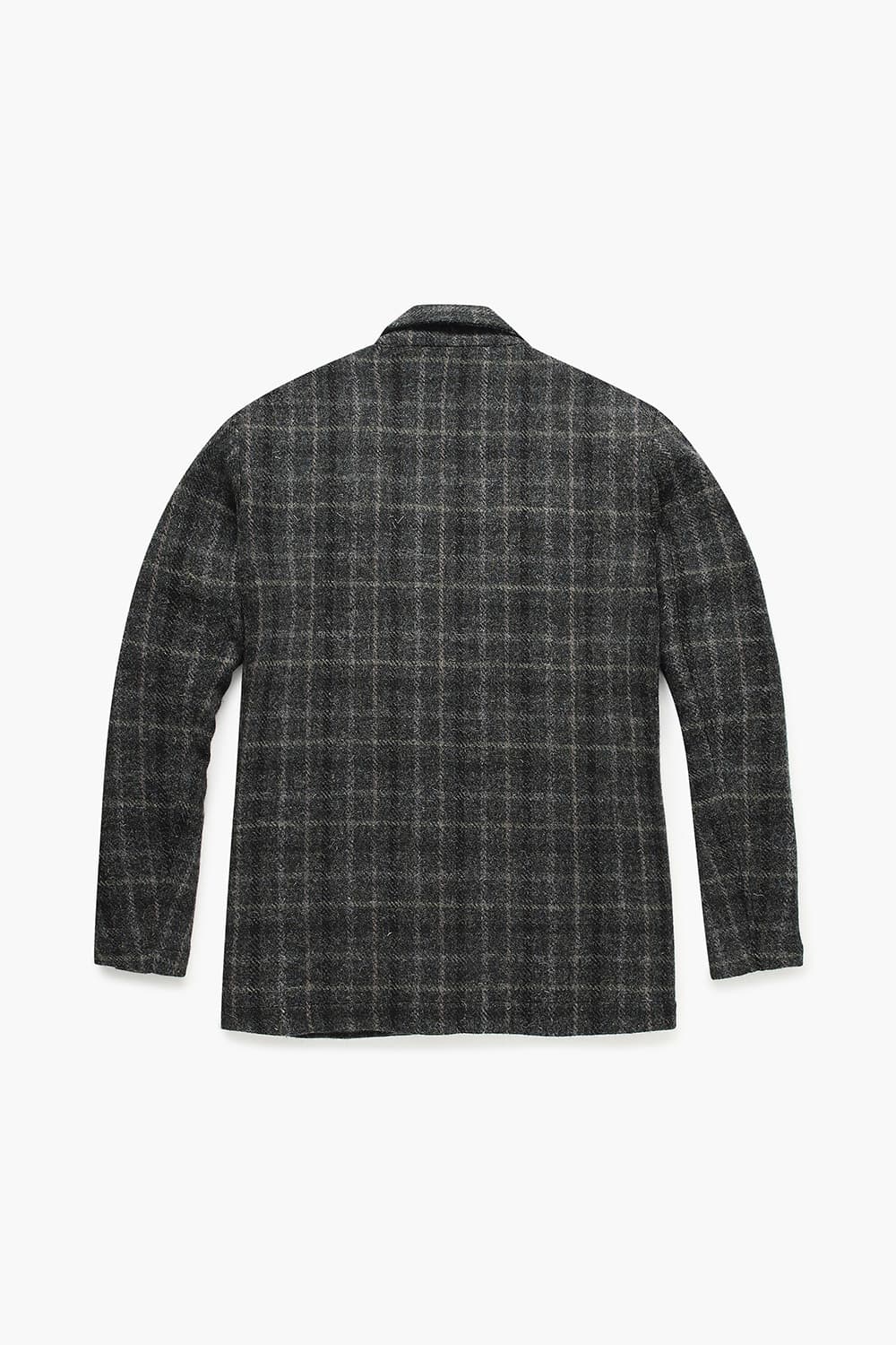 GEOGRAPHY 울 건클럽 체크 101 차콜그레이 테일러드 자켓