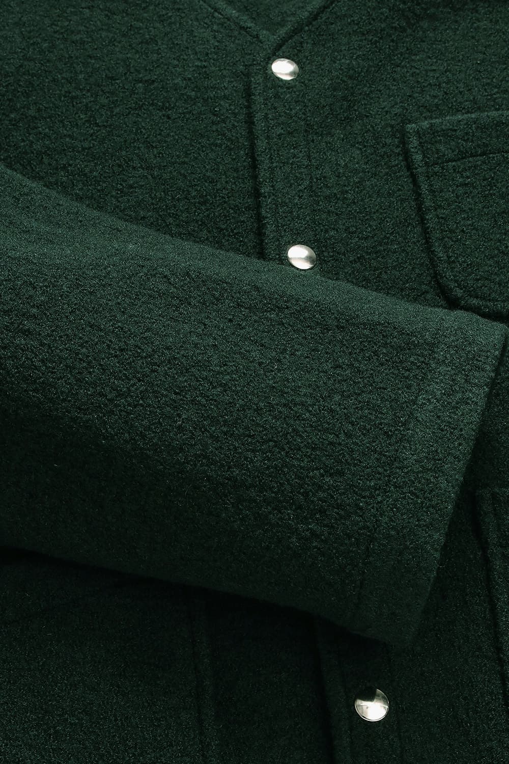 CAMARGUE 울 크루넥 104 다크그린 가디건