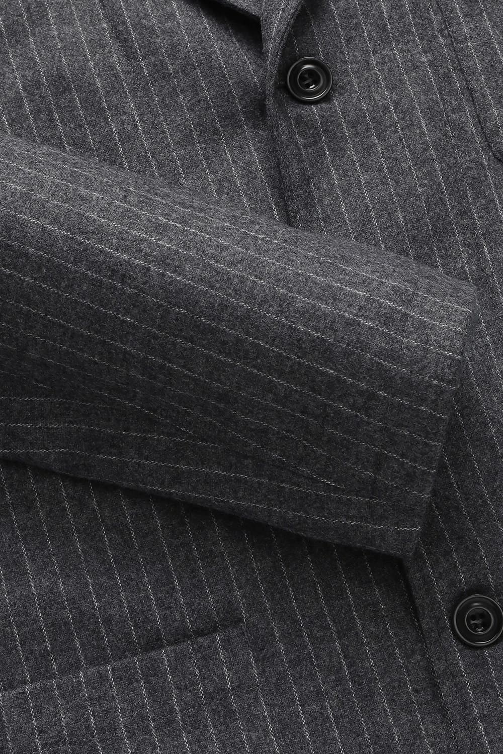 JONNY 울 혼방 101 다크그레이 테일러드 자켓