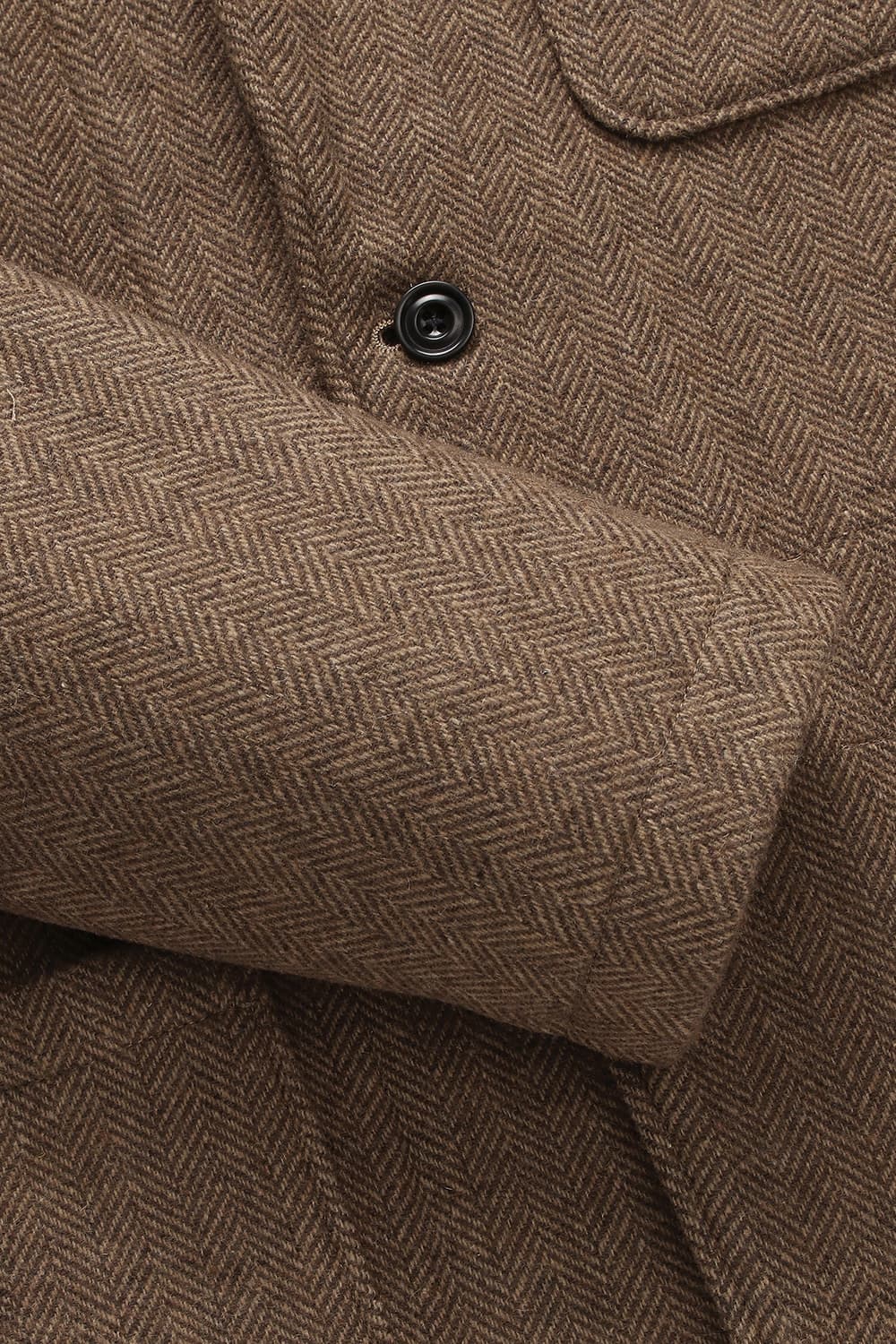 울 혼방 테일러드 브라운 캐주얼 자켓