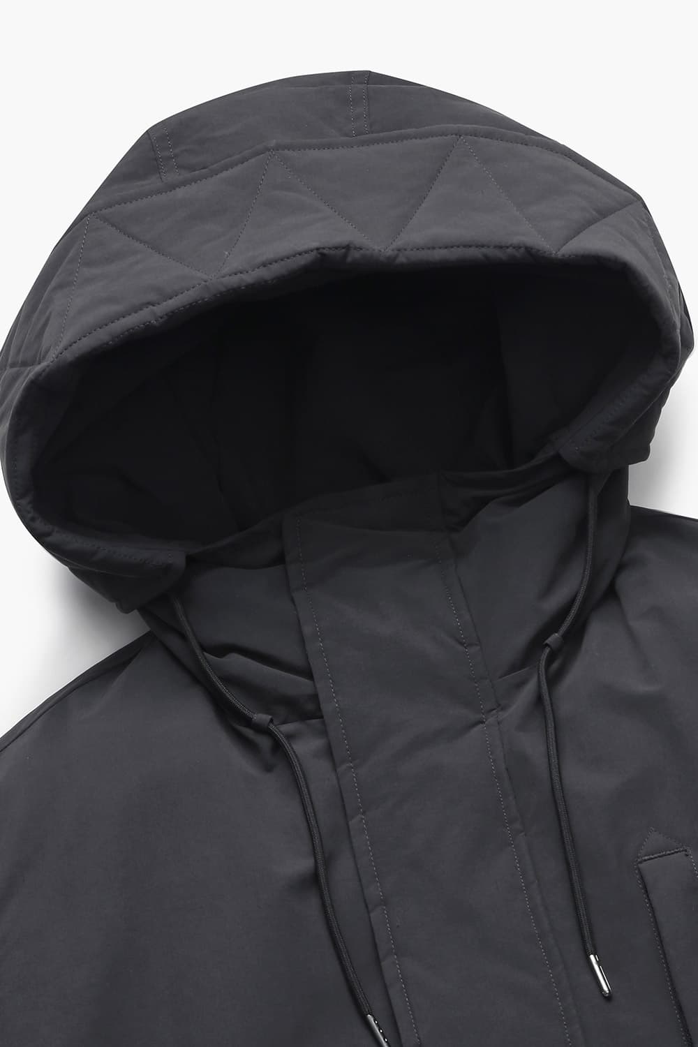 CHELSEA 다운 후드 롱 108 다크네이비 다운 점퍼