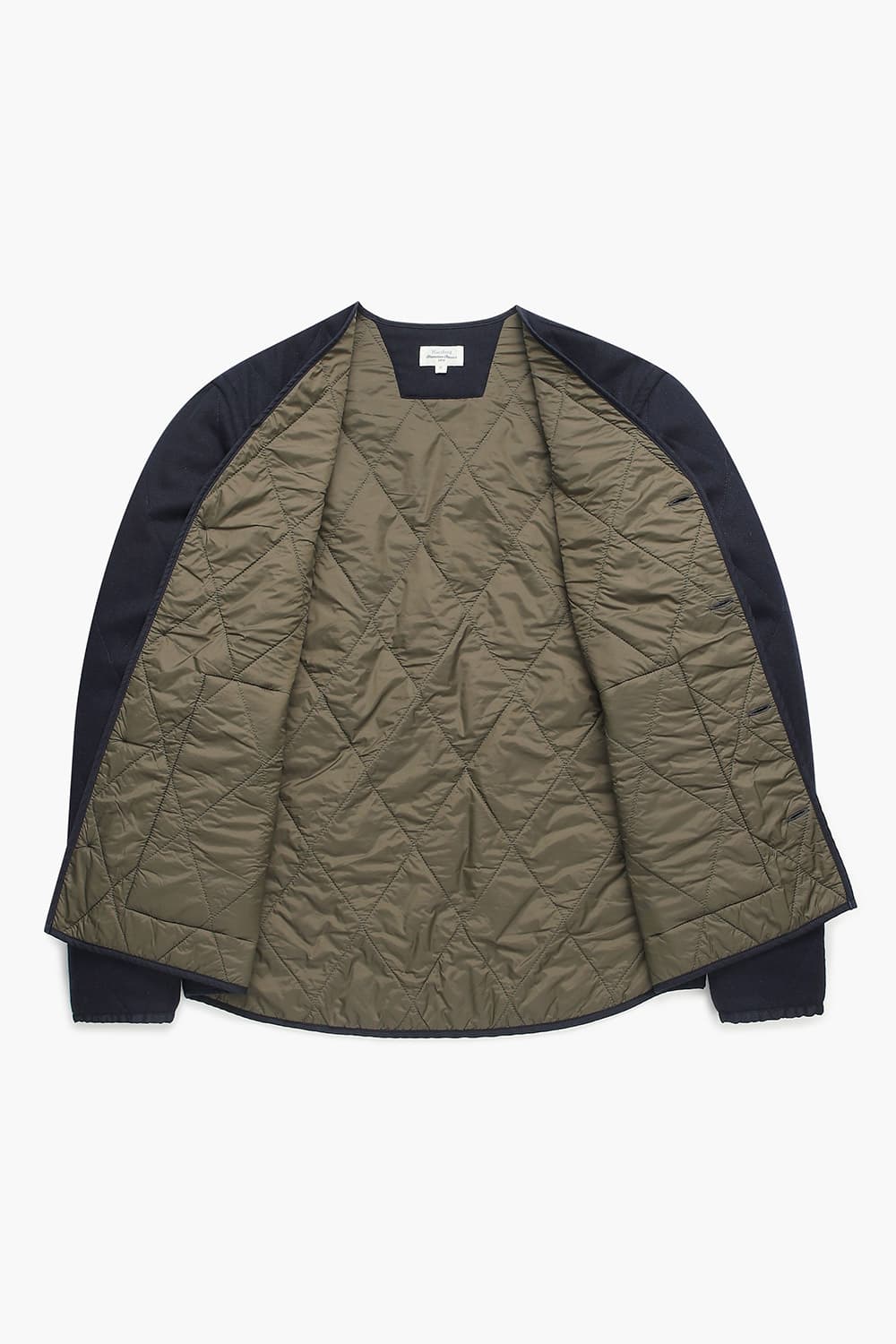 CHUCK 울 혼방 경량 114 다크네이비 다운 점퍼