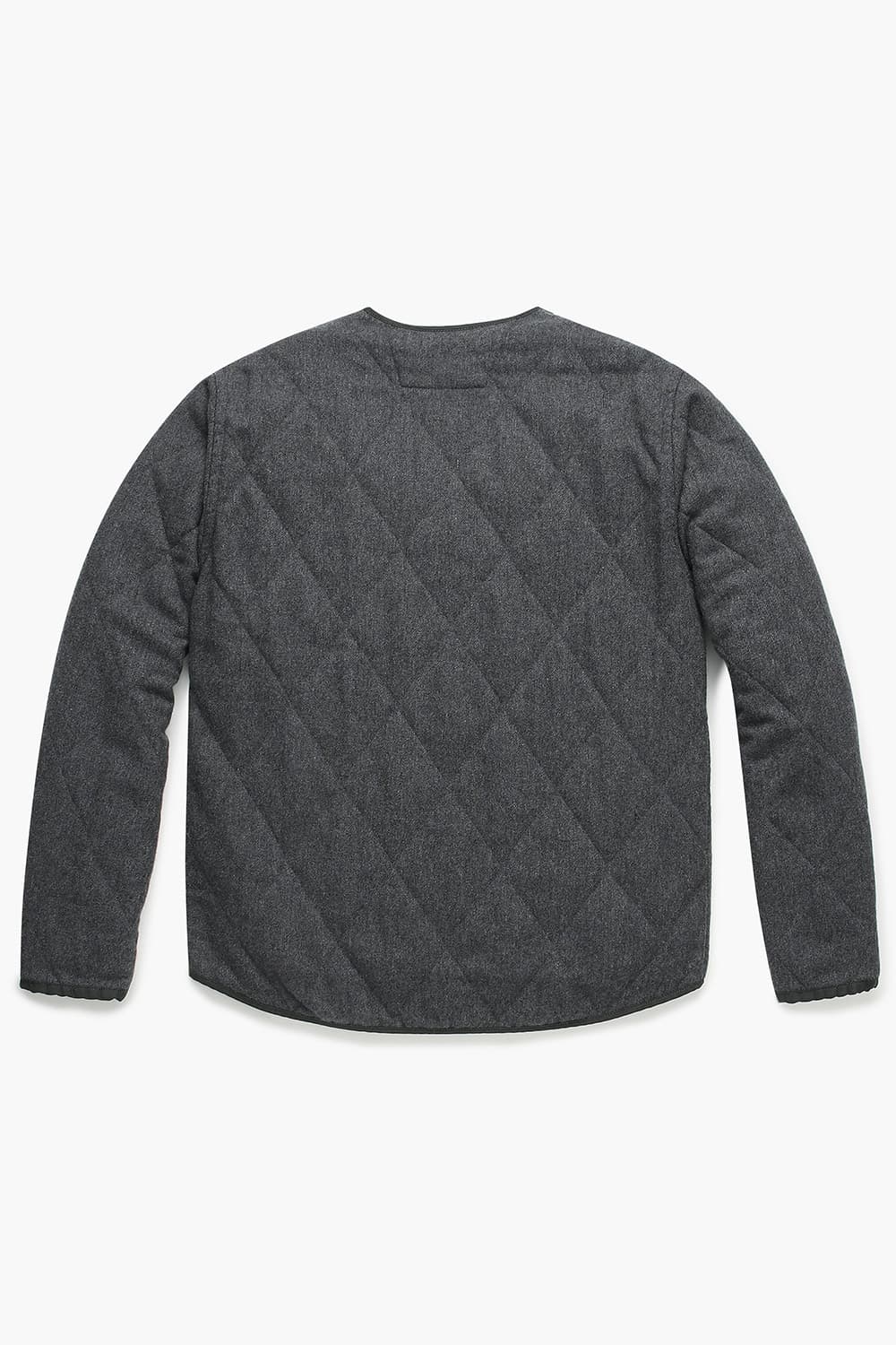 CHUCK 울 혼방 경량 114 차콜그레이 다운 점퍼