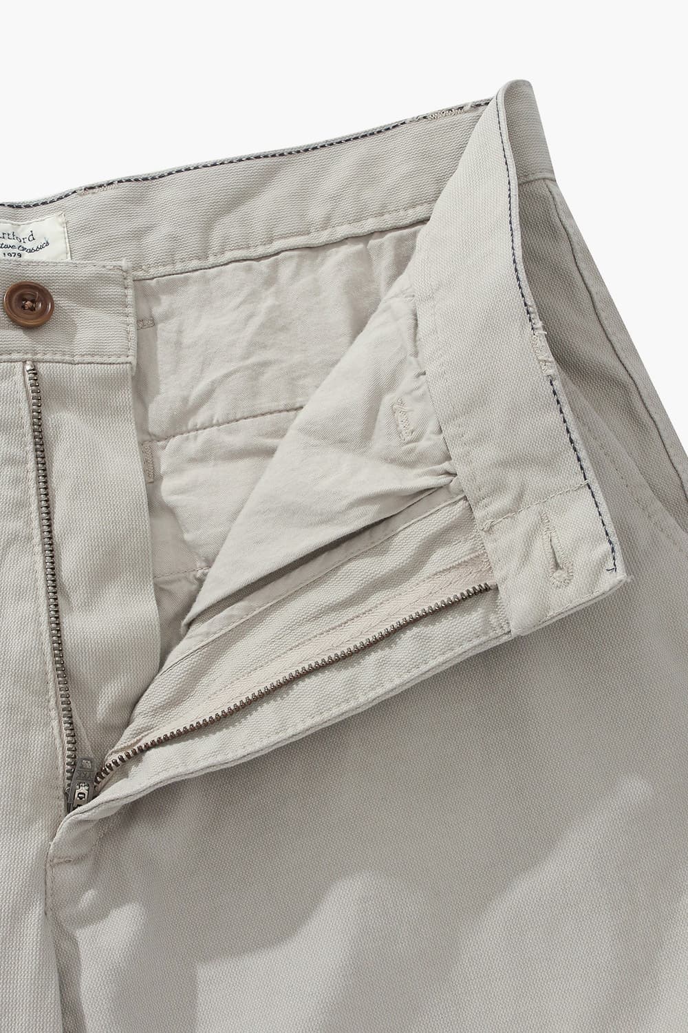 TYRON 코튼 세미와이드 104 라이트베이지 캐주얼 팬츠