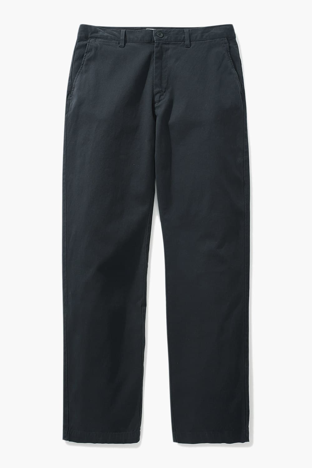 TYRON 코튼 세미와이드 104 다크네이비 캐주얼 팬츠