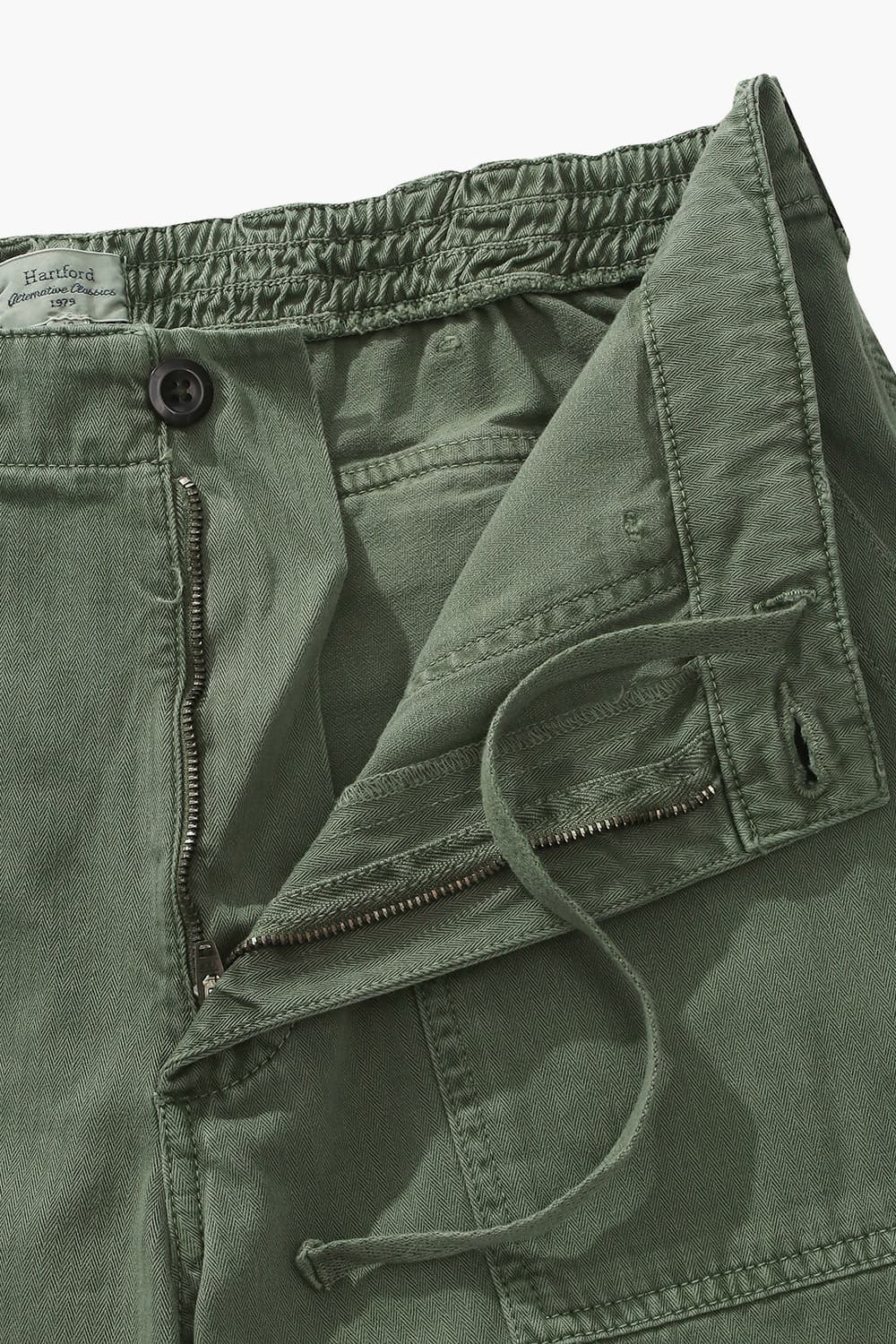 FATIGUE 코튼 카고 107 카키 캐주얼 팬츠