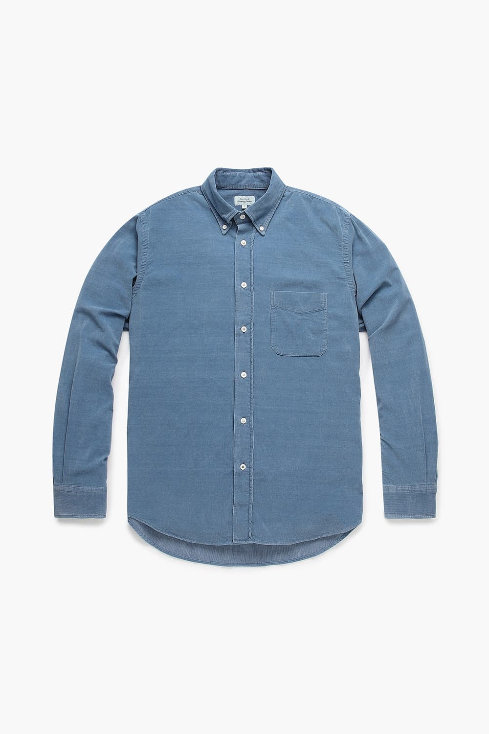 PITT 코튼 버튼 다운 카라 108 블루 셔츠