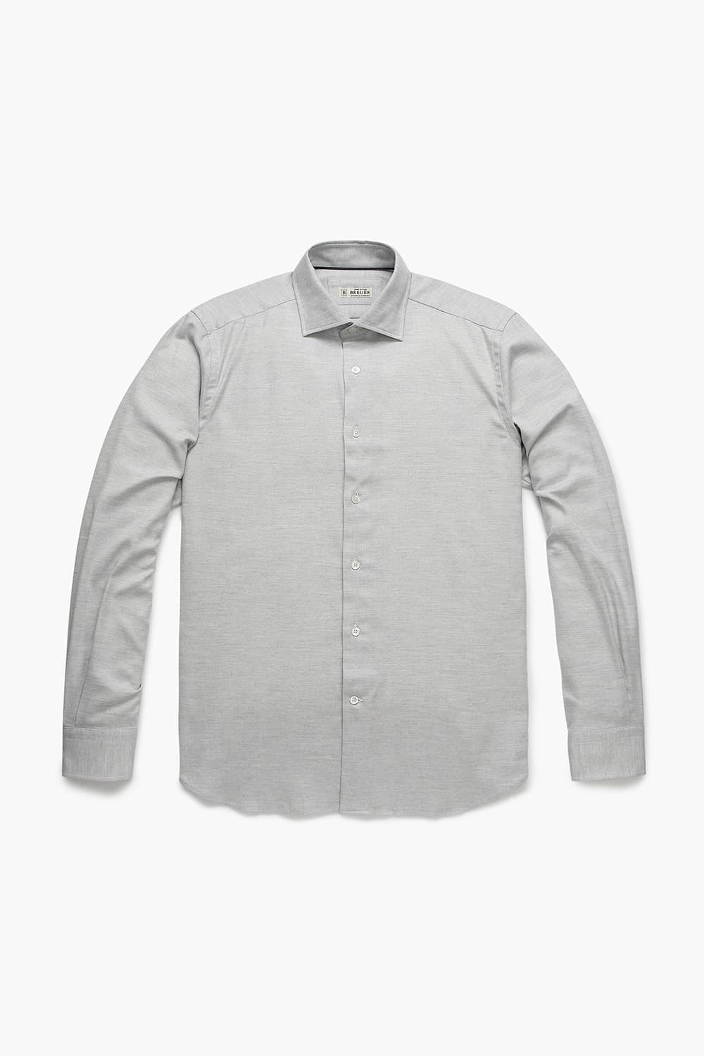 면 혼방 헤링본 플란넬 셔츠 BE163H441302