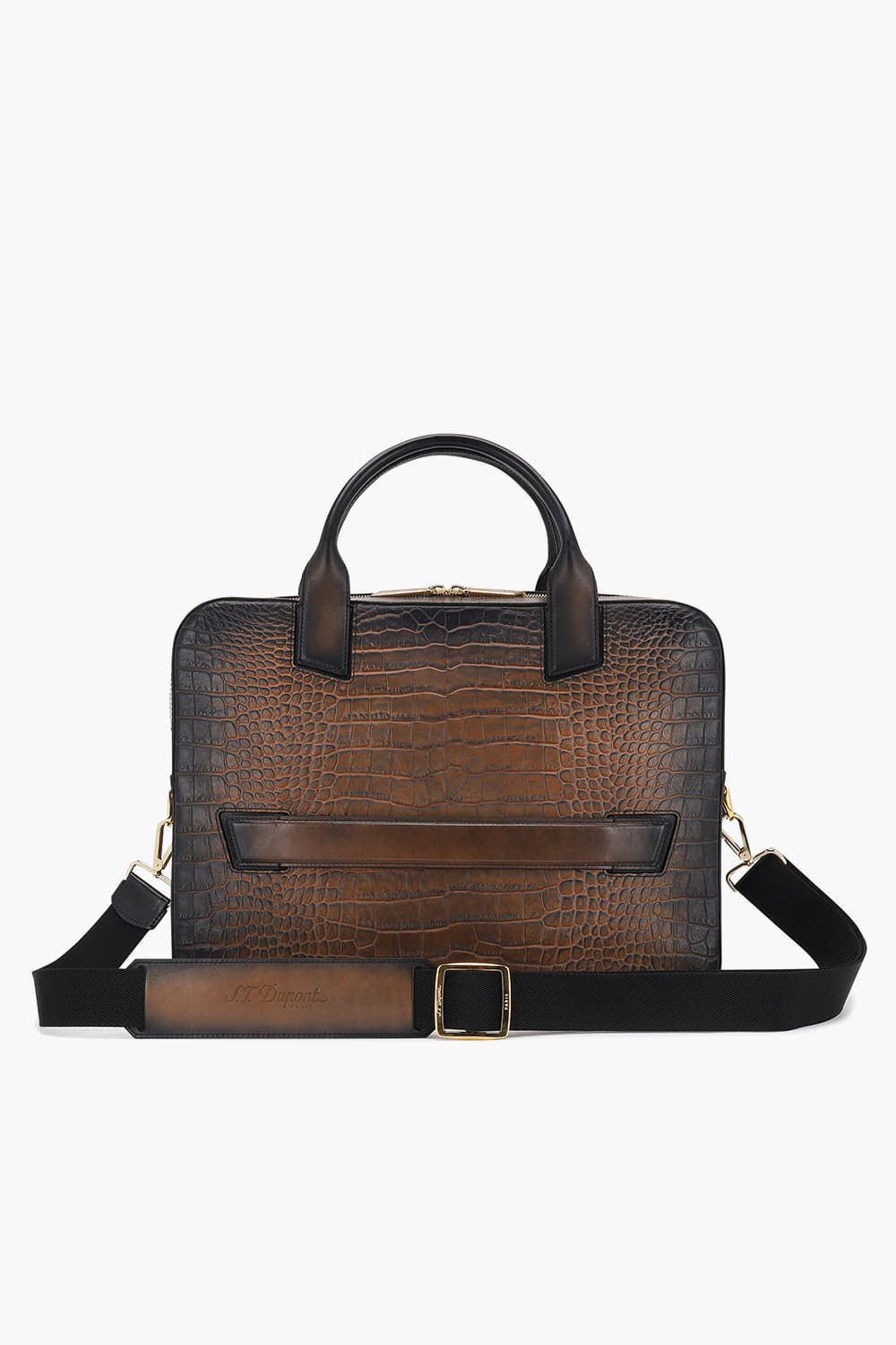 24 르글랑 아뜰리에 크로코패턴 도큐먼트 홀더 하바나 CG191475Z