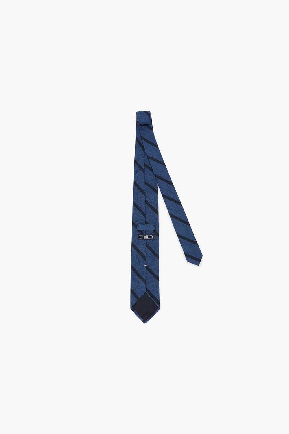 실크 스트라이프 410 블루 넥타이