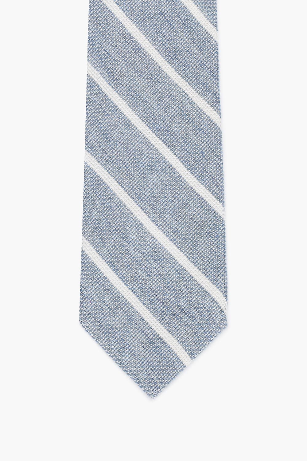 울 실크 스트라이프 넥타이 03027P718702