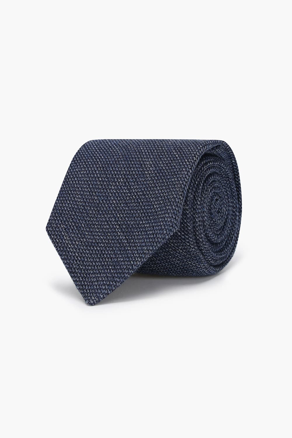 실크 혼방 베이직 407 다크네이비 넥타이
