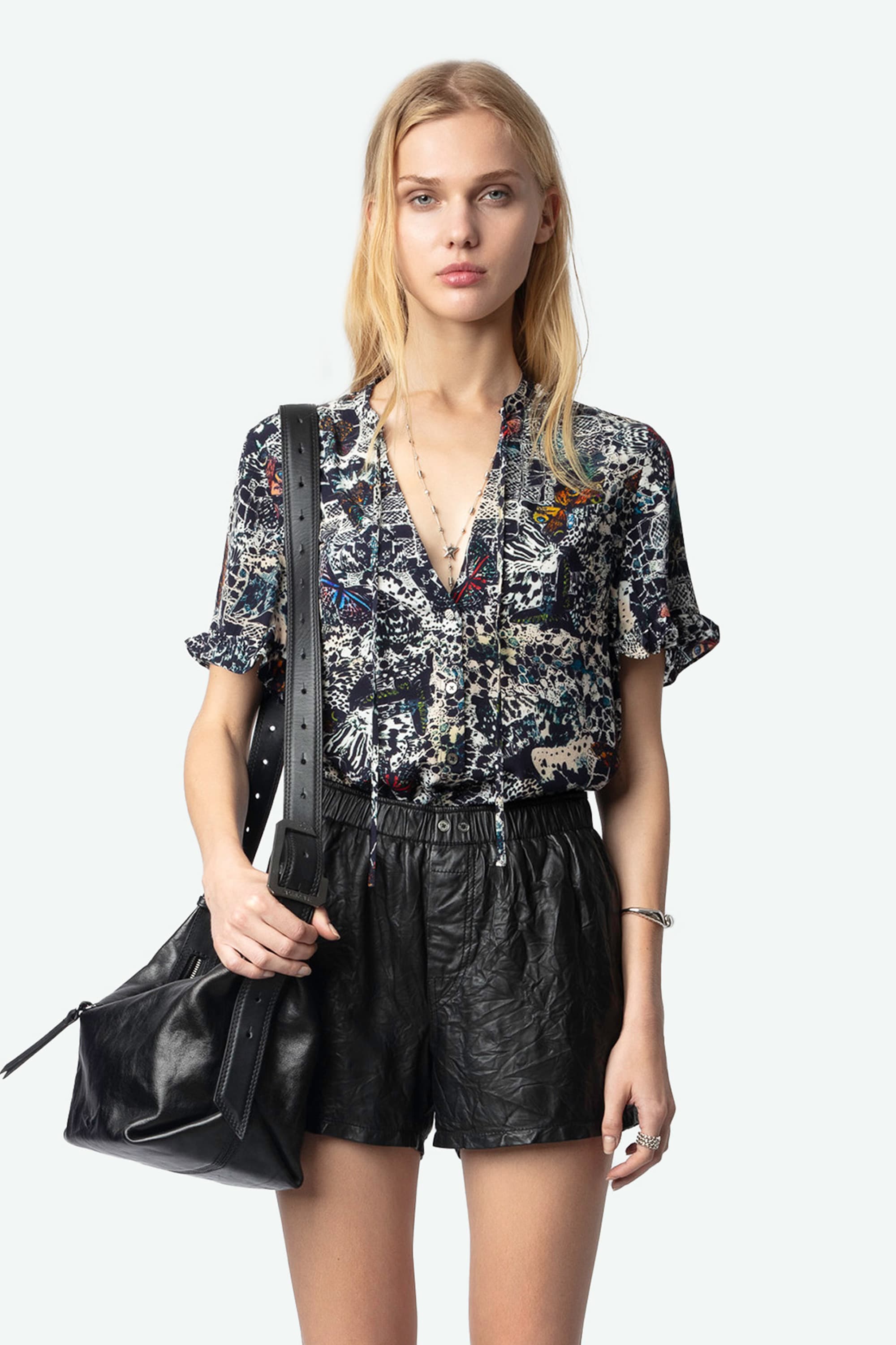 Tafiz Butterflies Blouse