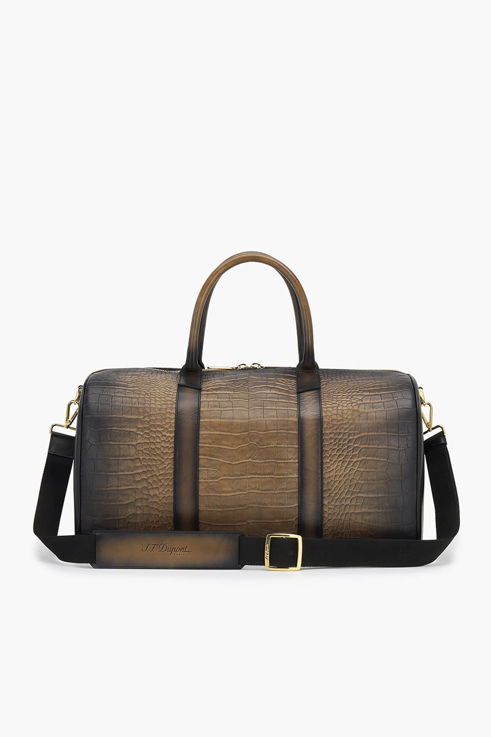 24 르글랑 아뜰리에 크로코패턴 트래블백 하바나 CG191476Z