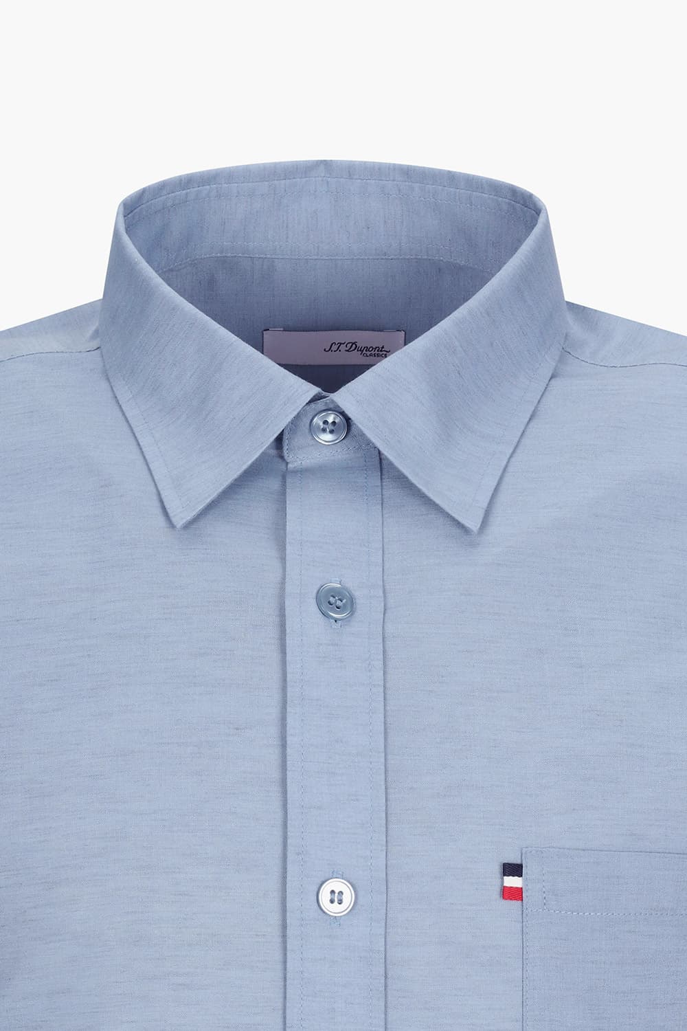 린넨 트리콜로르 955 뉴 캐주얼 핏 셔츠 블루 SE5SM22LS955SBU