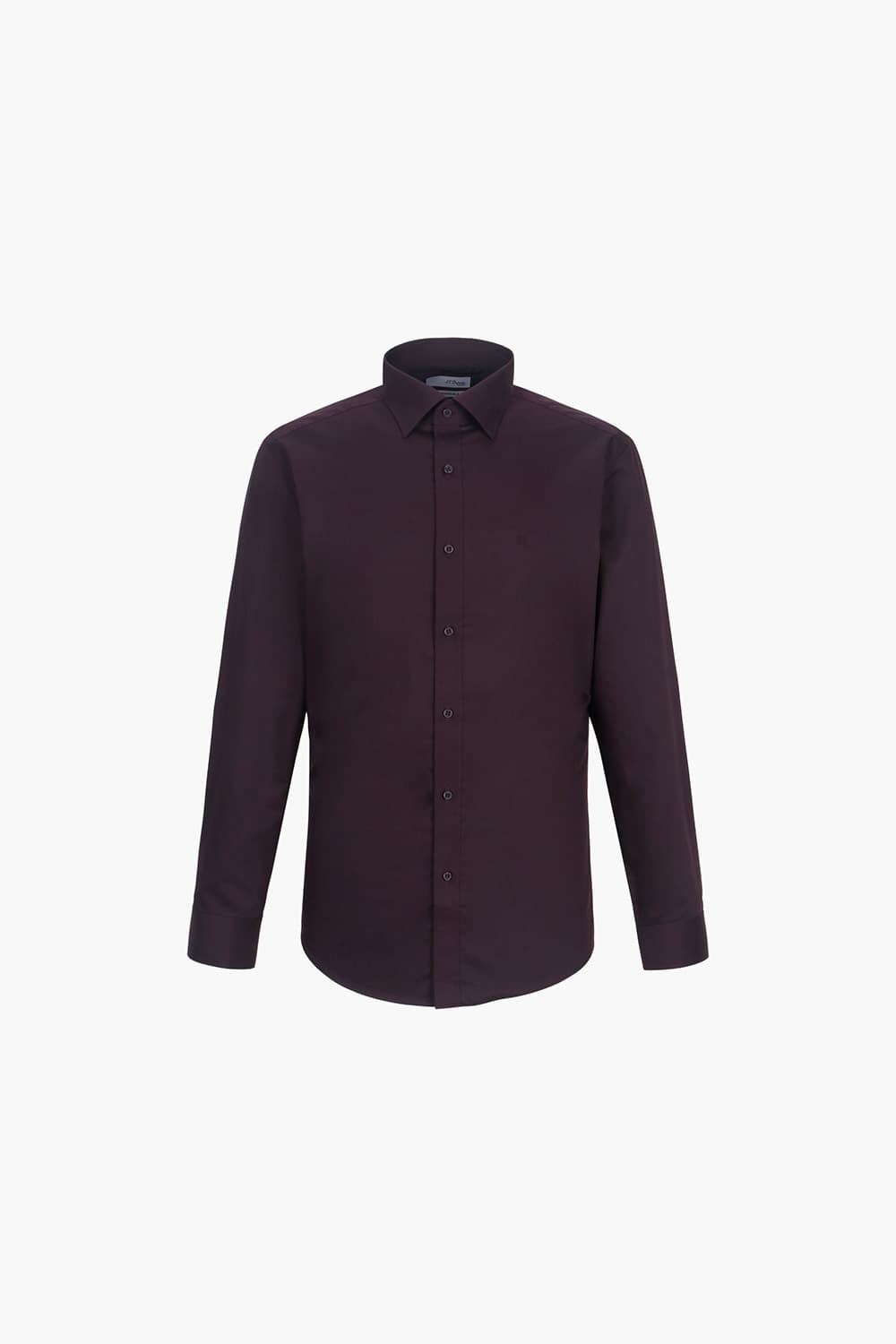 스트레치 솔리드 951 컴포터블 셔츠 와인 SE4FM22LS951SWN