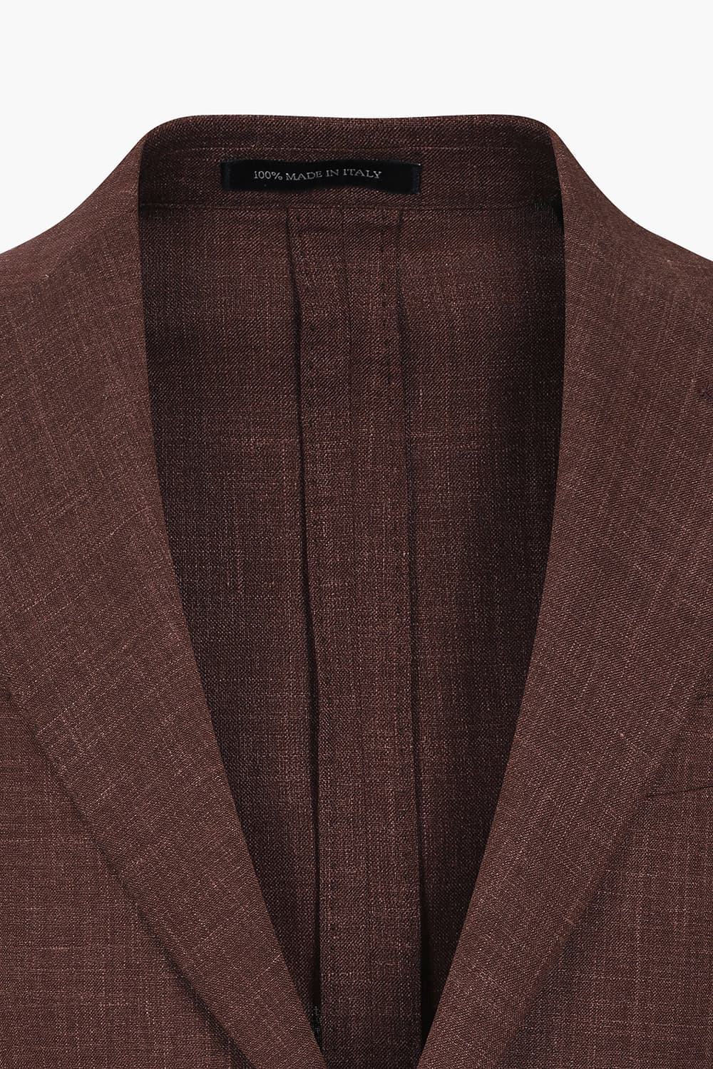 울 실크 혼방 로로피아나 레드브라운 테일러드 자켓
