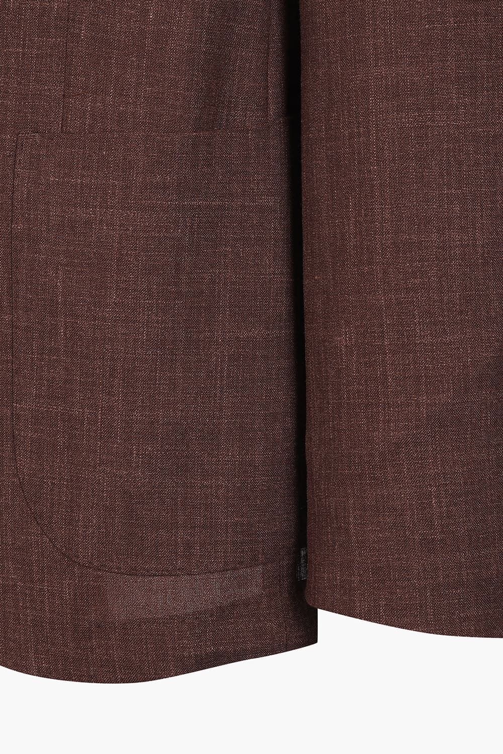 울 실크 혼방 로로피아나 레드브라운 테일러드 자켓