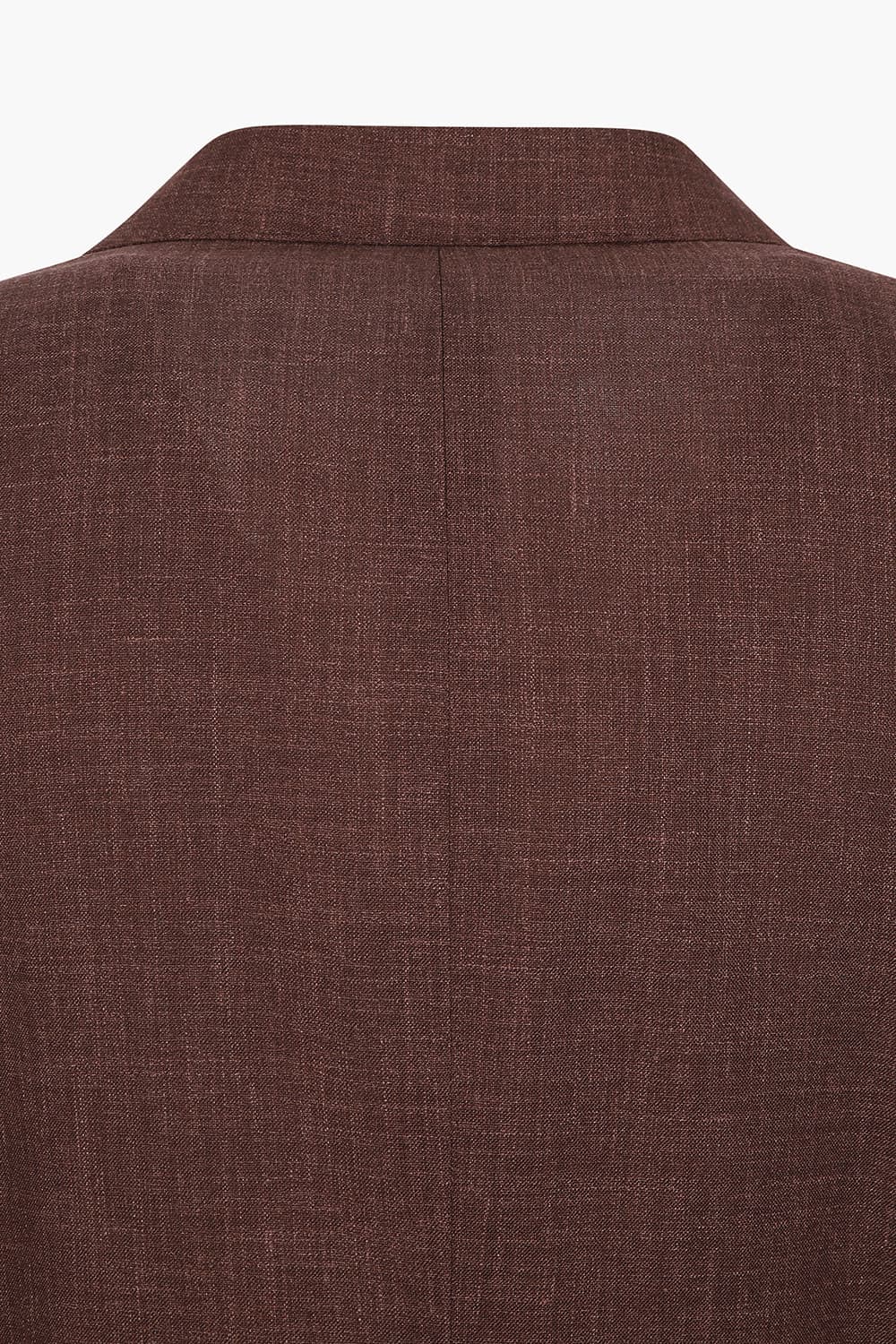 울 실크 혼방 로로피아나 레드브라운 테일러드 자켓