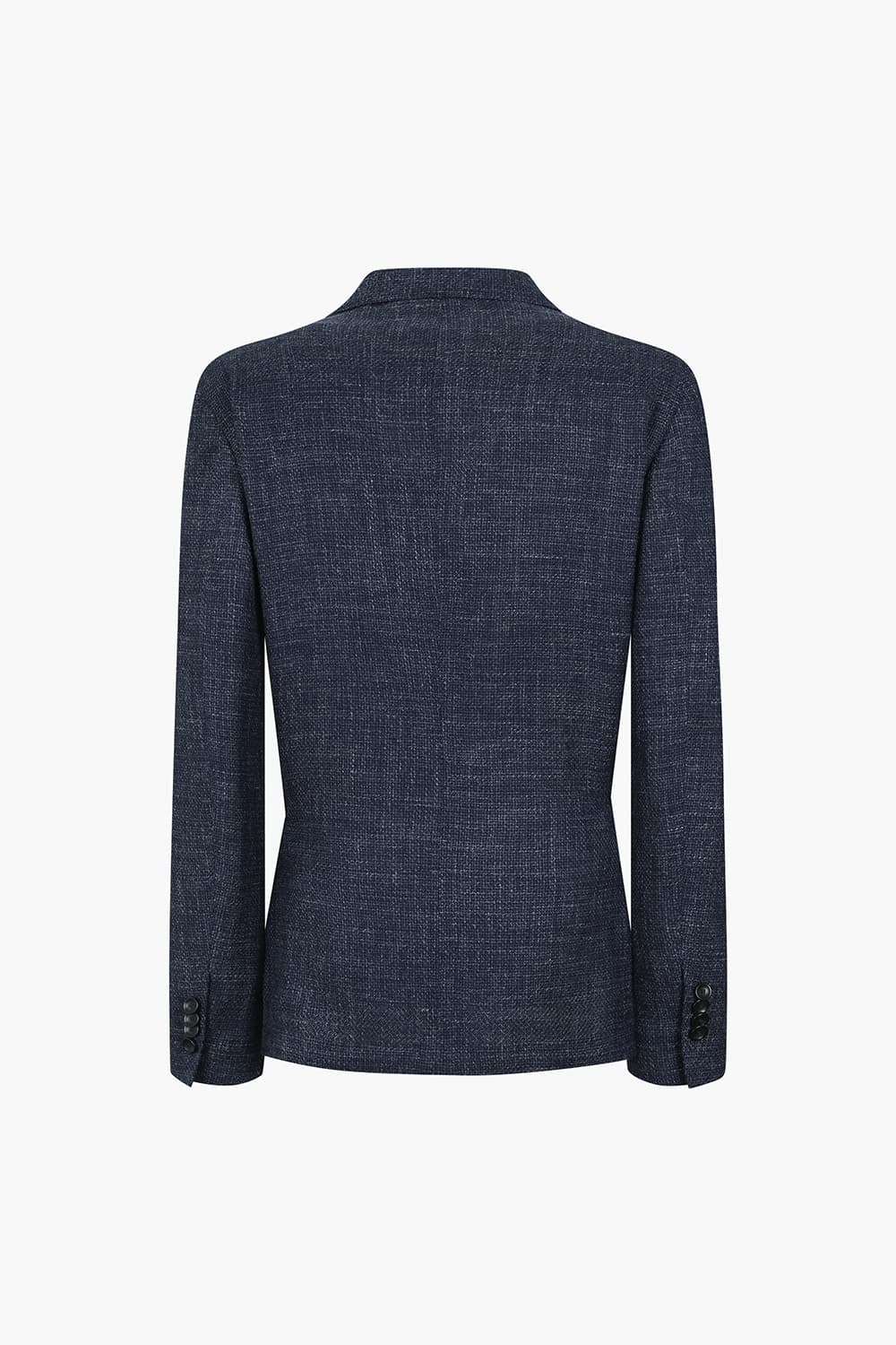 울 실크 혼방 로로피아나 다크네이비 테일러드 자켓