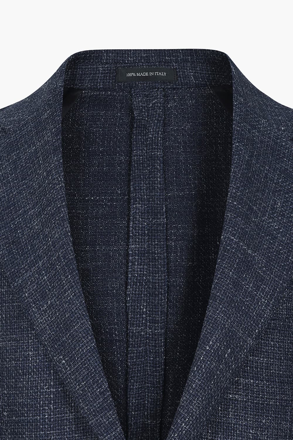 울 실크 혼방 로로피아나 다크네이비 테일러드 자켓
