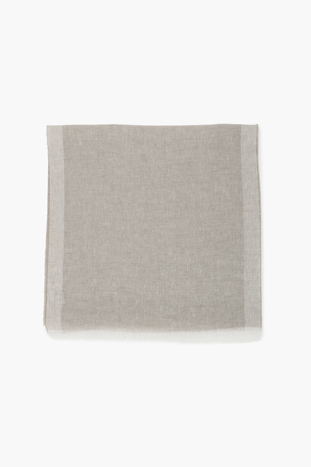 린넨 베이직 라이트브라운 스카프