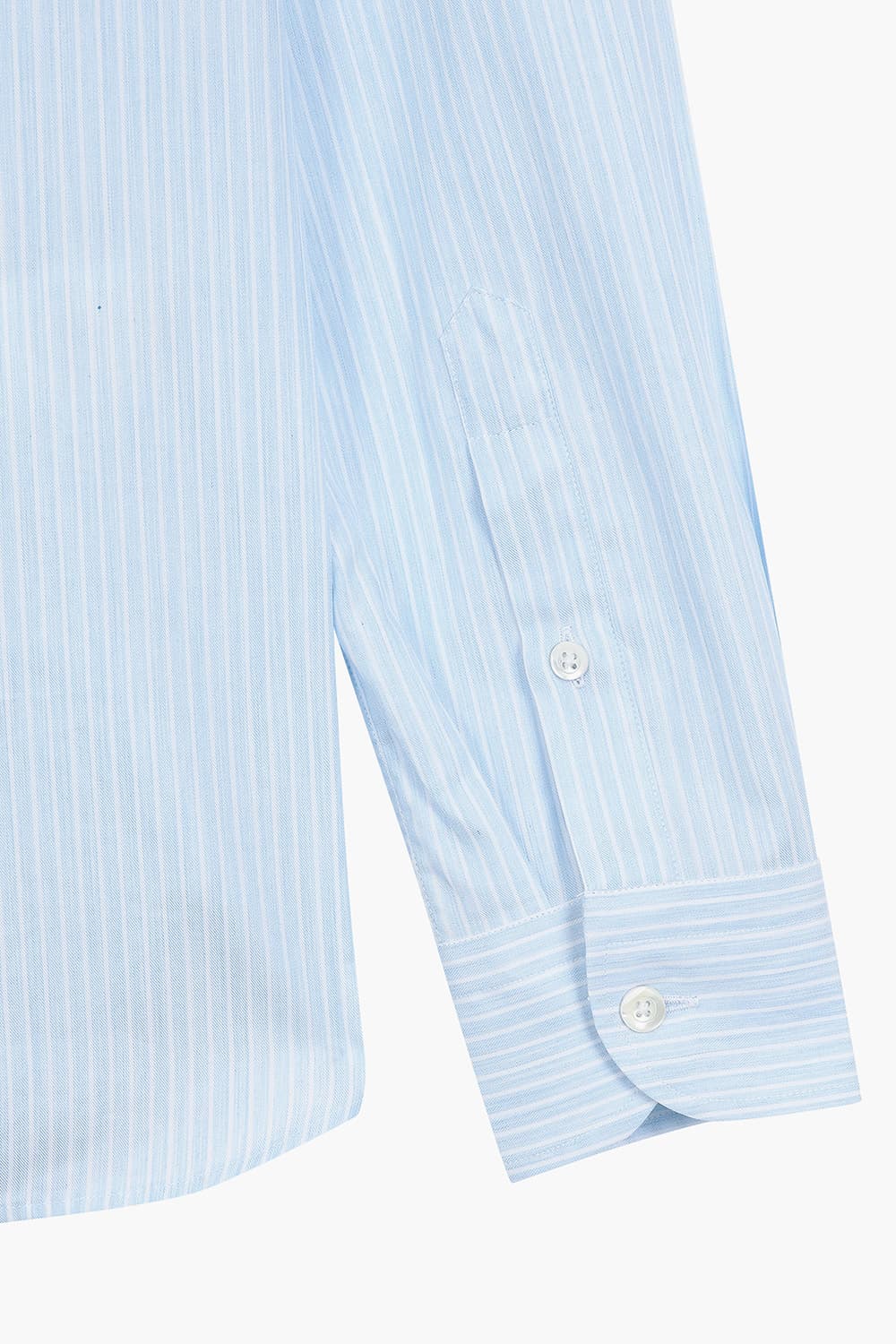 BEAULIEU 코튼 스트라이프 308 라이트블루 셔츠